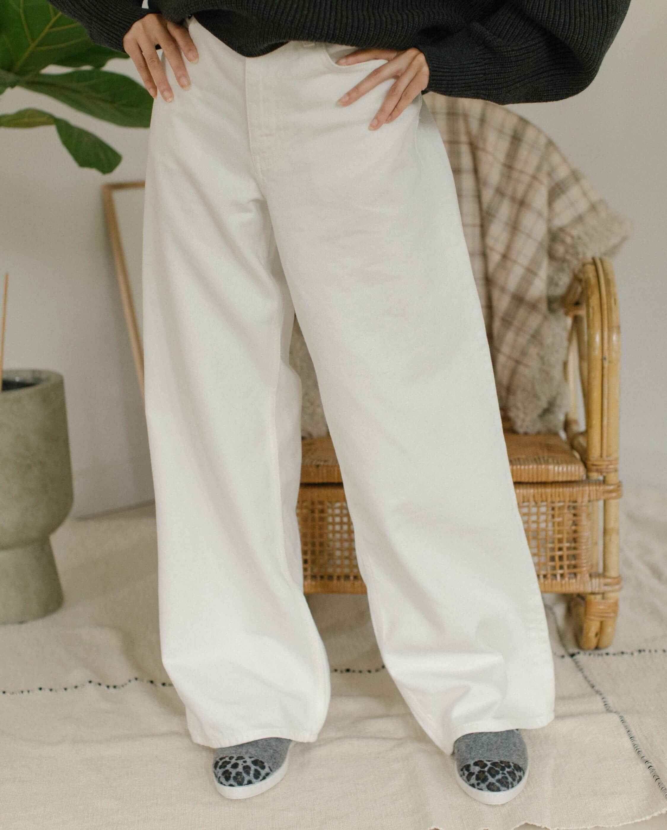 Women's wool slippers, gray leopard ANGARDE Grey