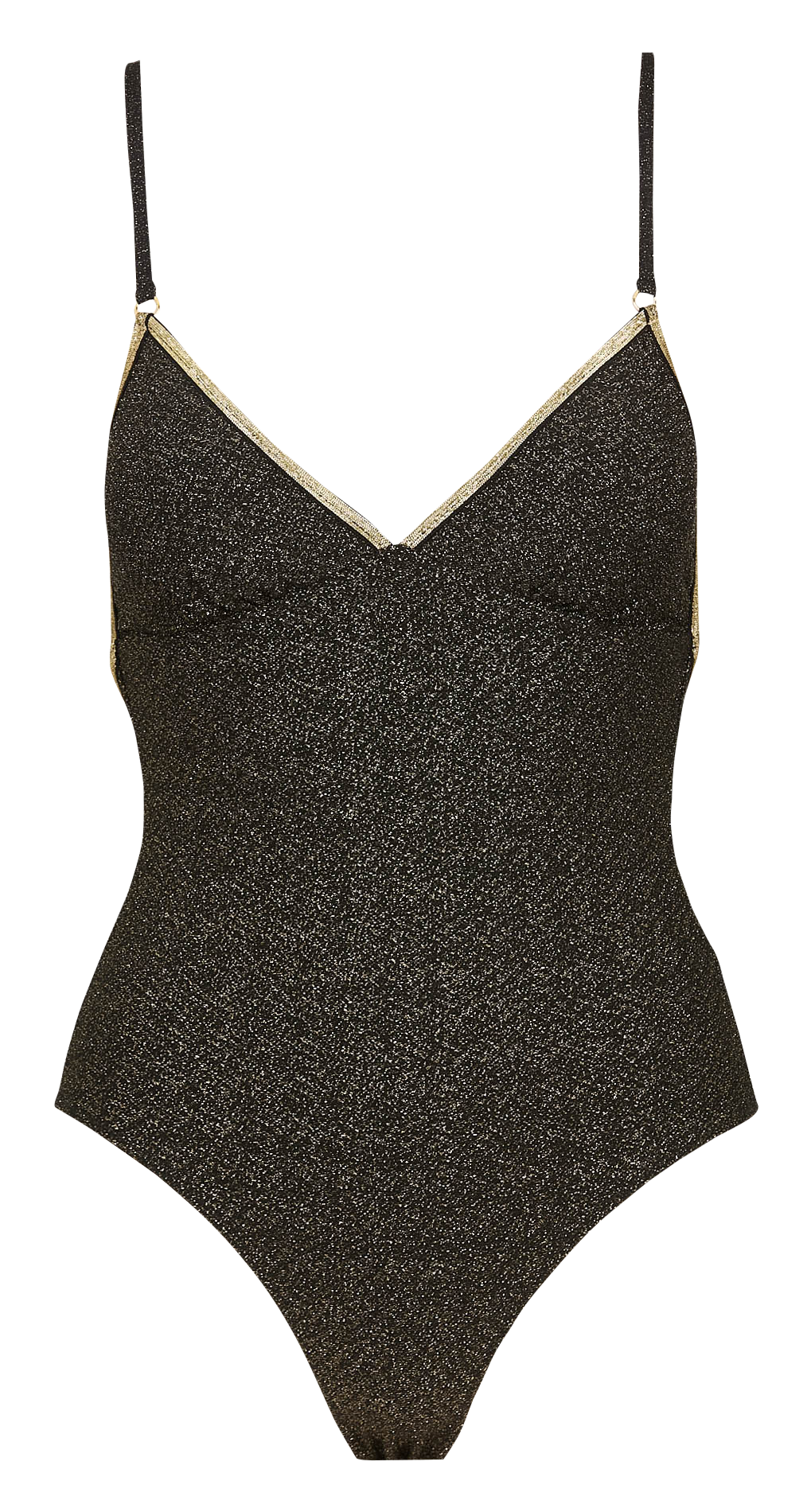 Maillot de bain à paillettes LA NOUVELLE Noir