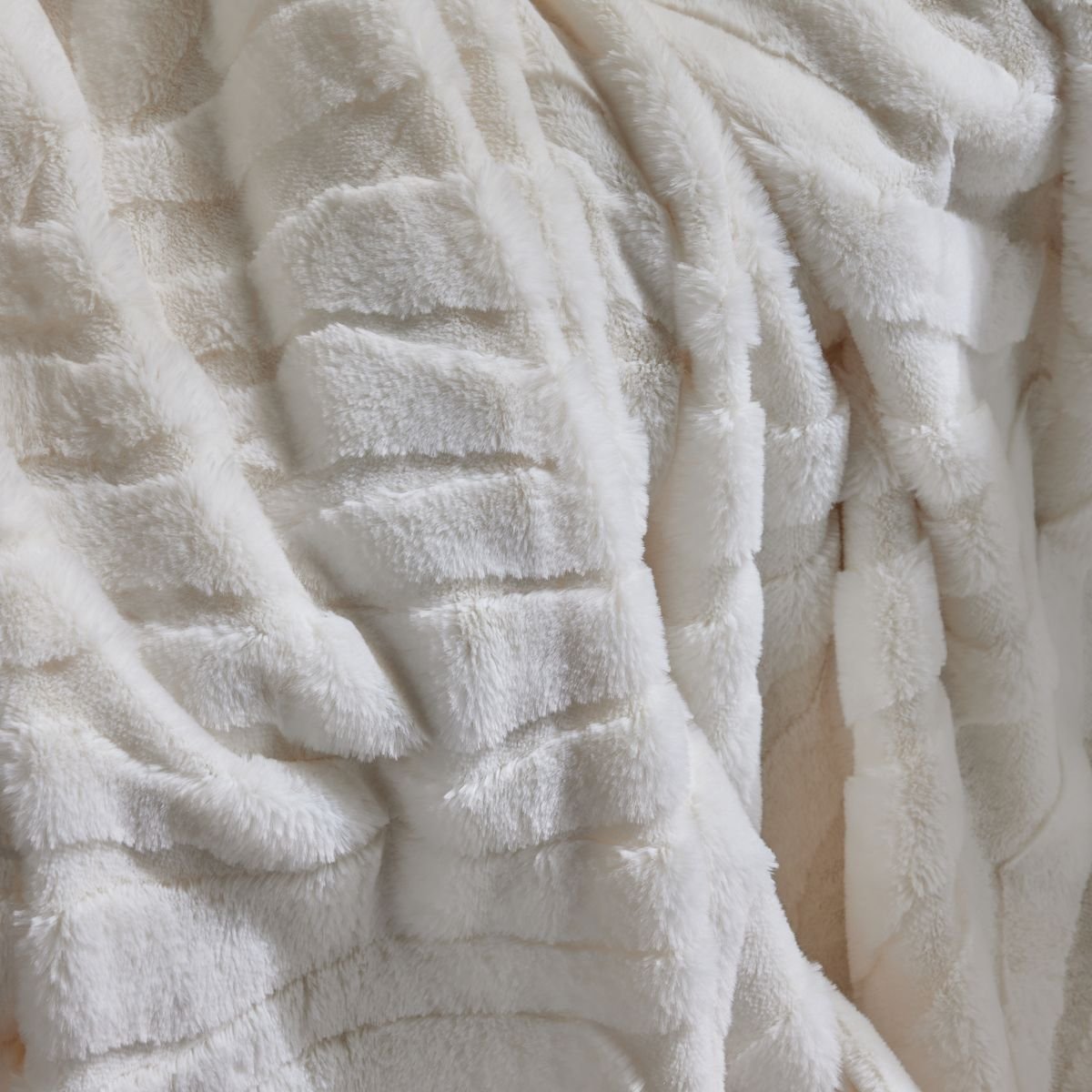 Jacquard plaid TODAY LINGE DE MAISON White