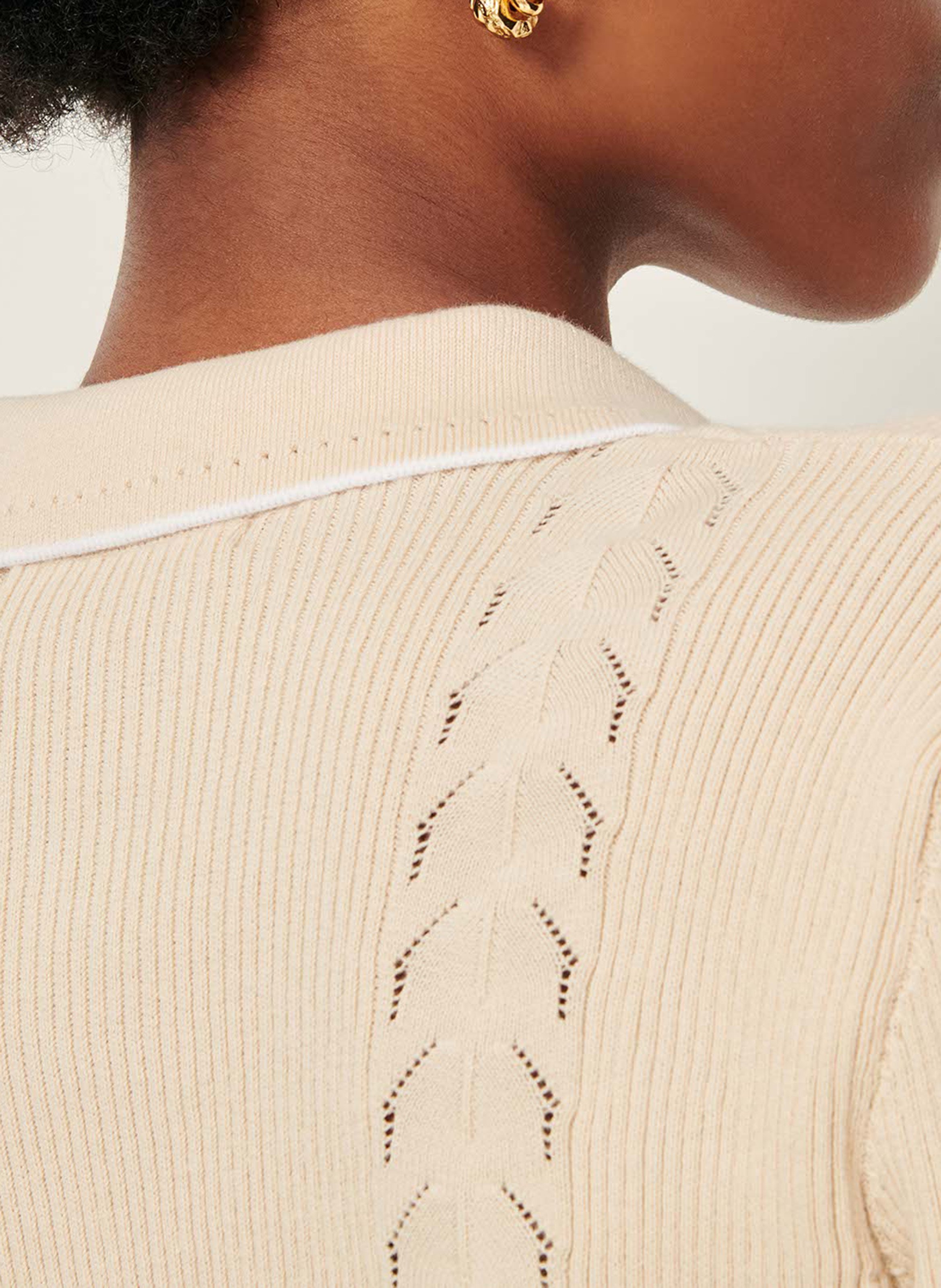 Polo shirt in katoen SESSUN Beige