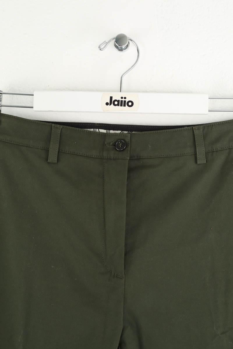 Cotton chinos KENZO - SECONDE MAIN Khaki