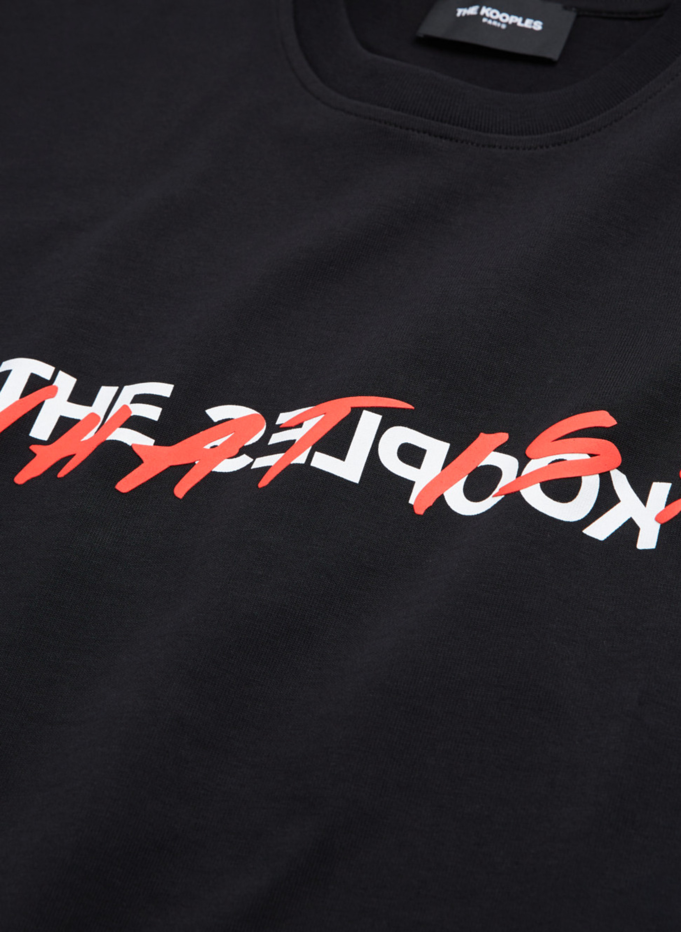 Iconic logo T-shirt. THE KOOPLES Black