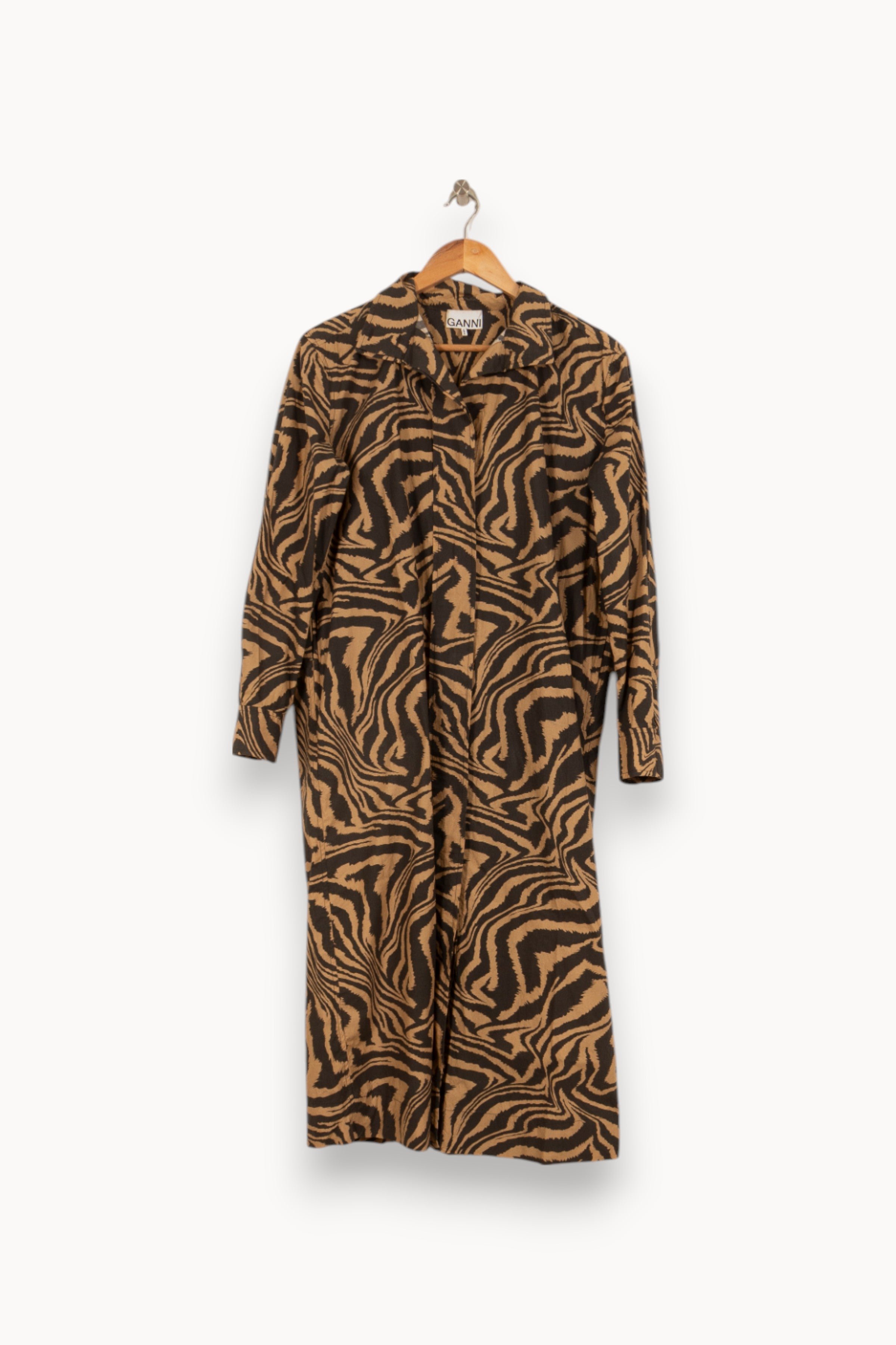 Midi dress GANNI - Seconde Main Multicolored