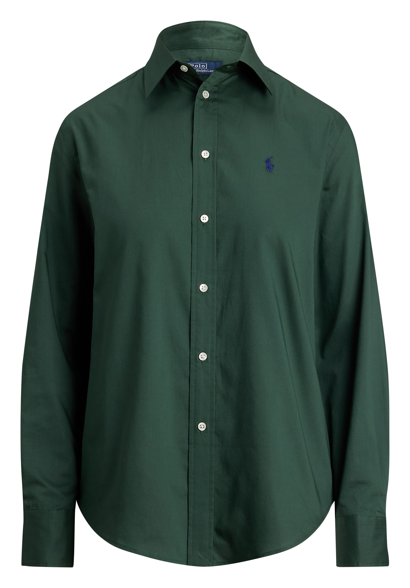 Chemise col classique en coton POLO RALPH LAUREN Vert