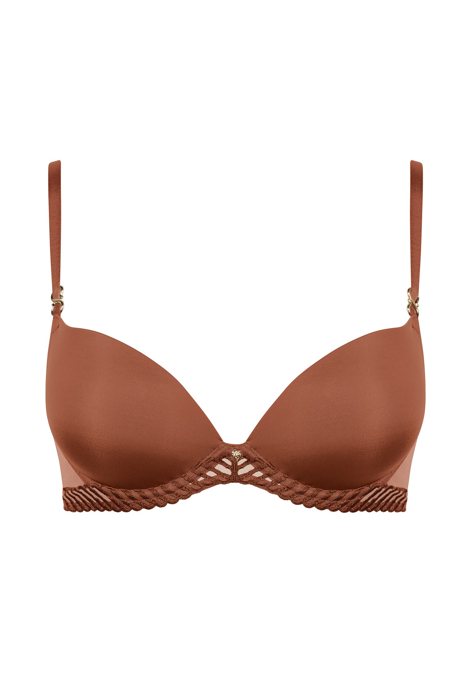 Push-up bra with molded cups AUBADE Brown