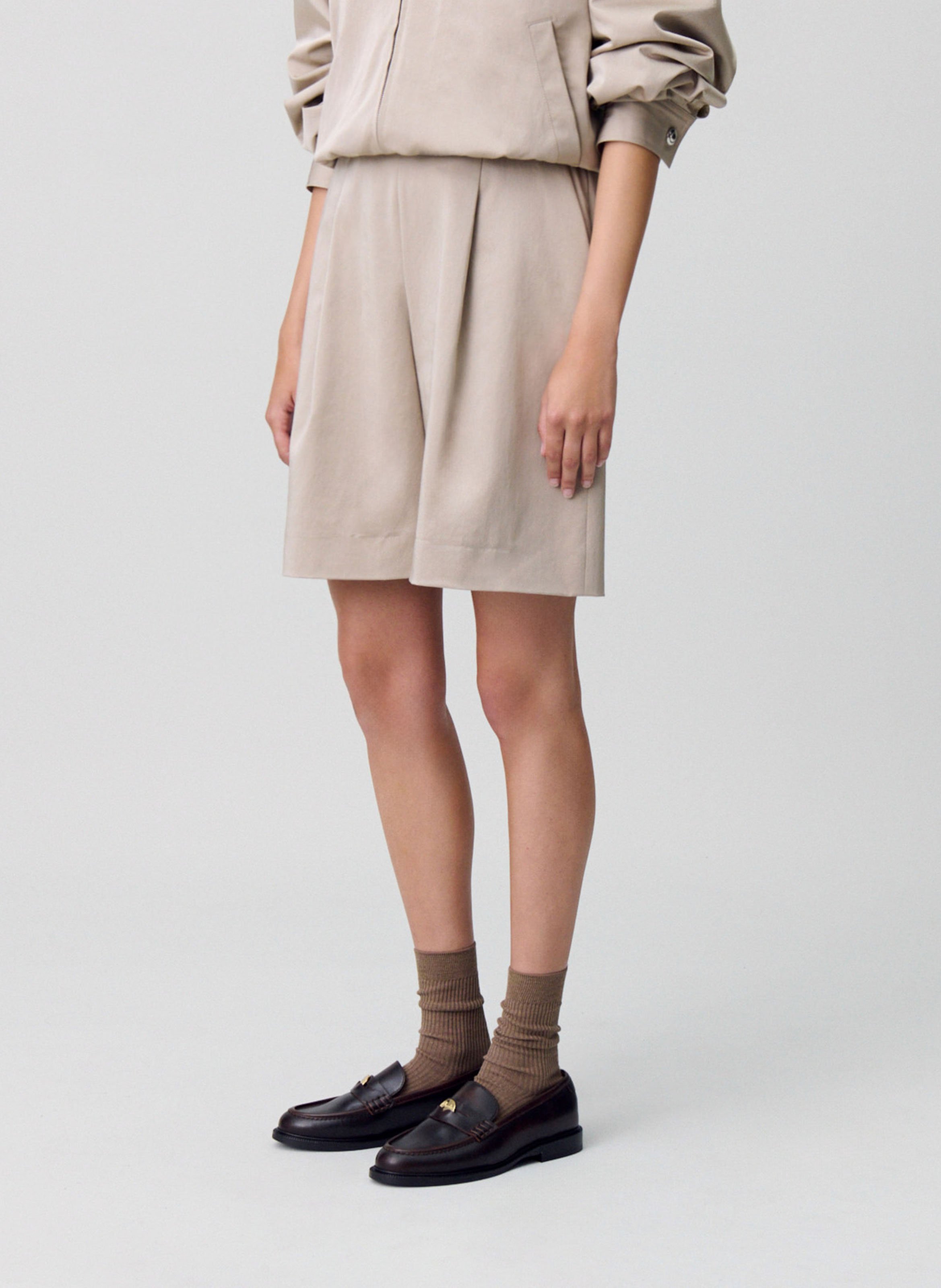 Shorts mit integriertem Slip  CLAUDIE PIERLOT Beige