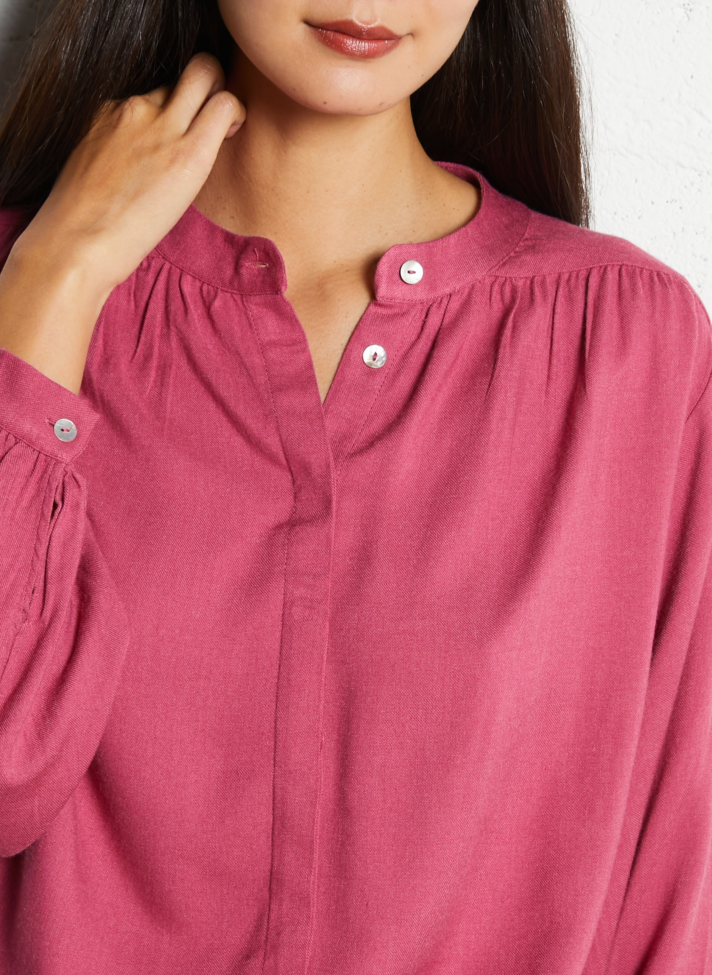 Blouse col rond  MAISON 123 Rouge