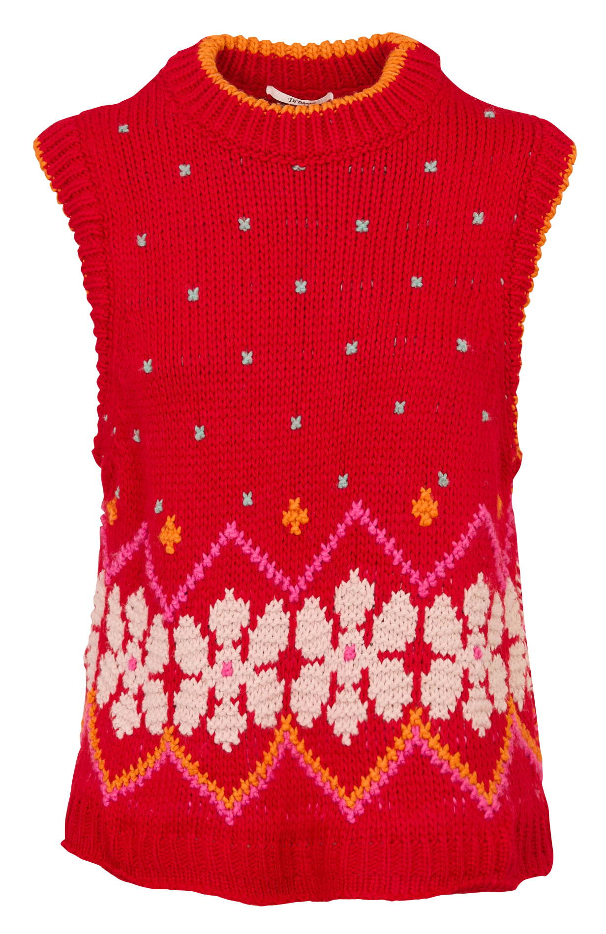 Ärmelloser Pullunder mit Rundhalsausschnitt JUMPY Rojo