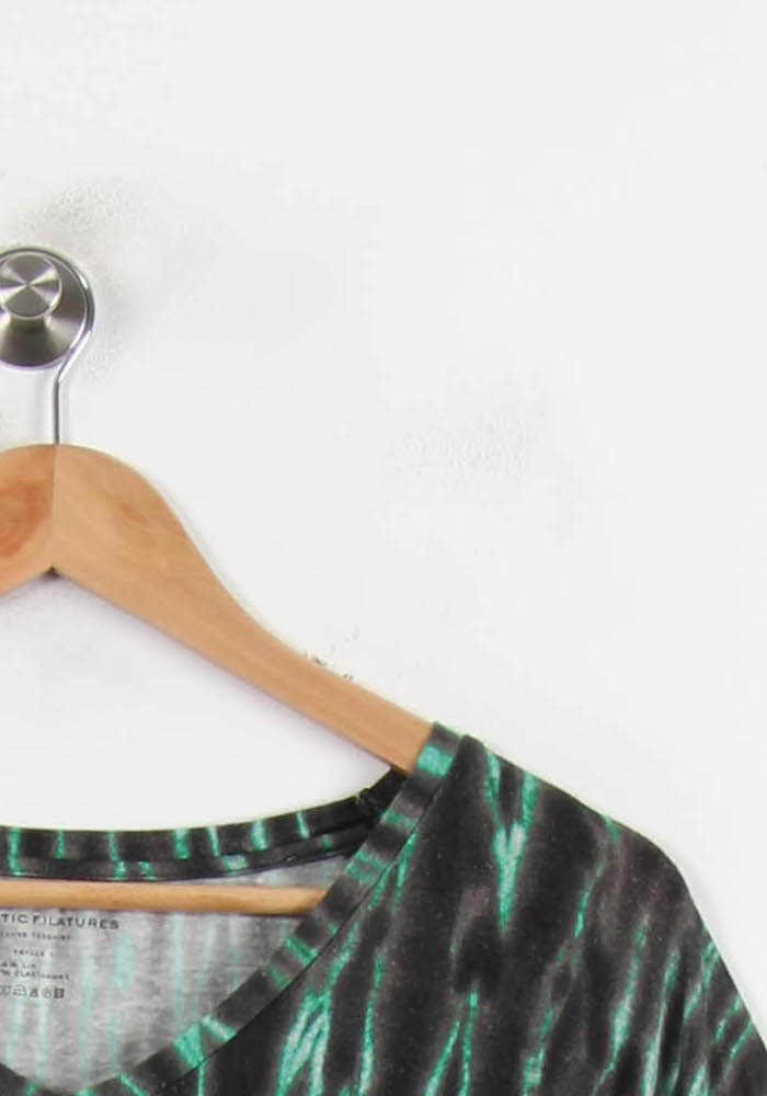 Tommy Badge T-shirt MAJESTIC FILATURES - SECONDE MAIN Multicolored