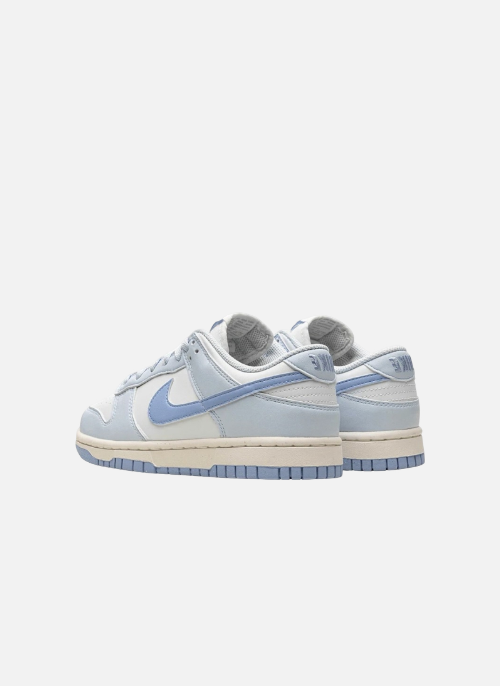 Leather low-top sneakers NIKE Blue