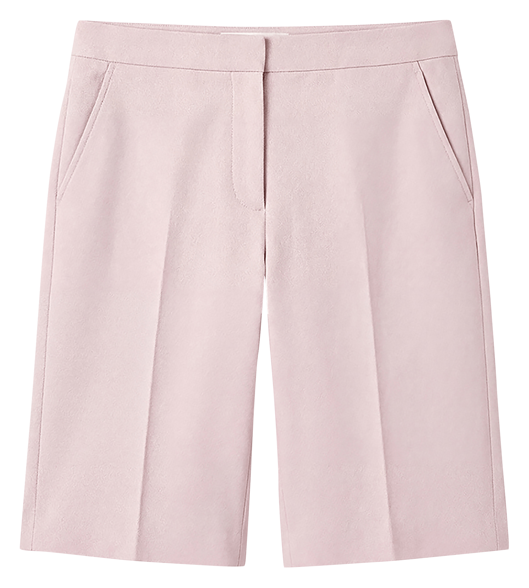 Bermuda droit en laine vierge mélangée TARA JARMON Rose