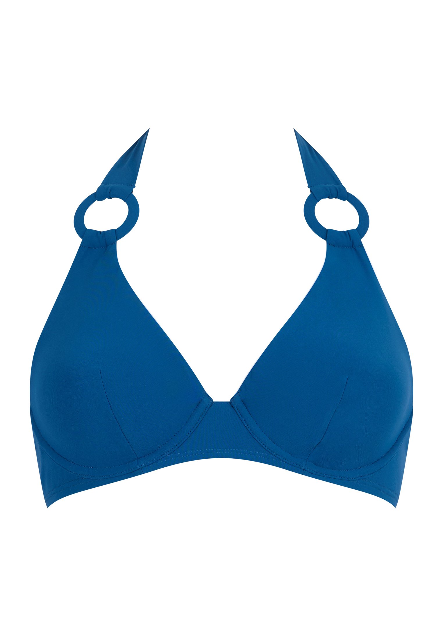 Haut de maillot de bain triangle avec armatures Bleu