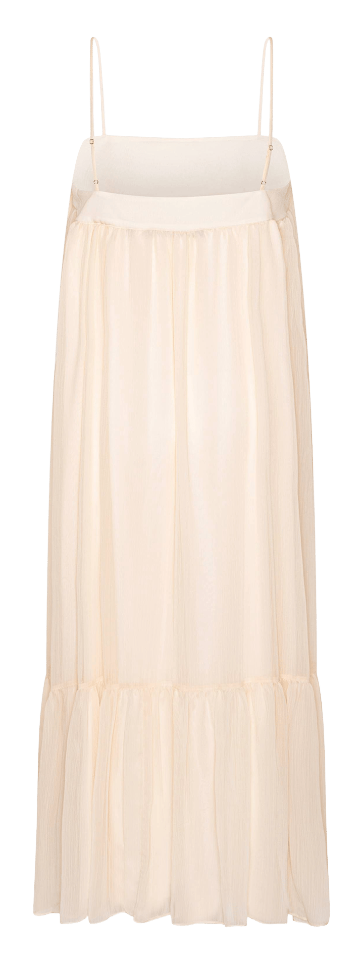 Ruimvallende, lange jurk ROTATE Beige