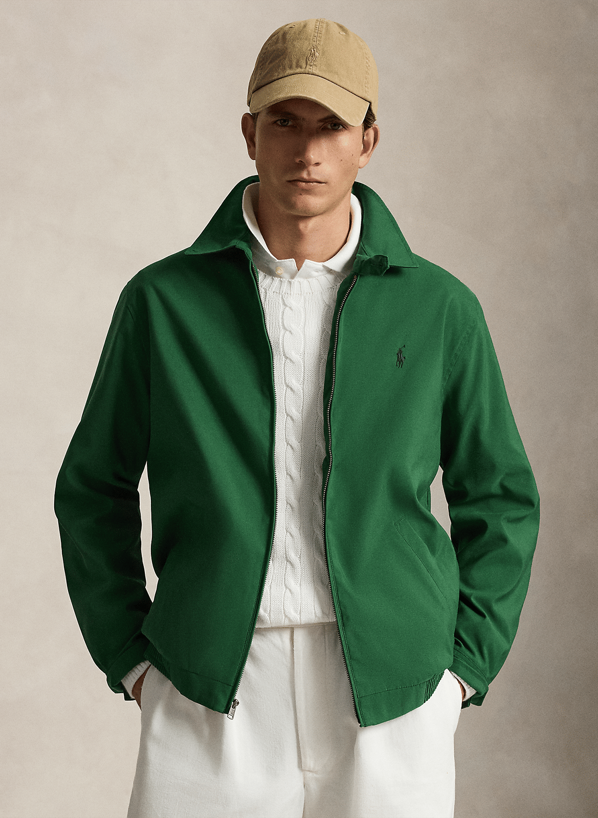 Jacket with classic collar POLO RALPH LAUREN