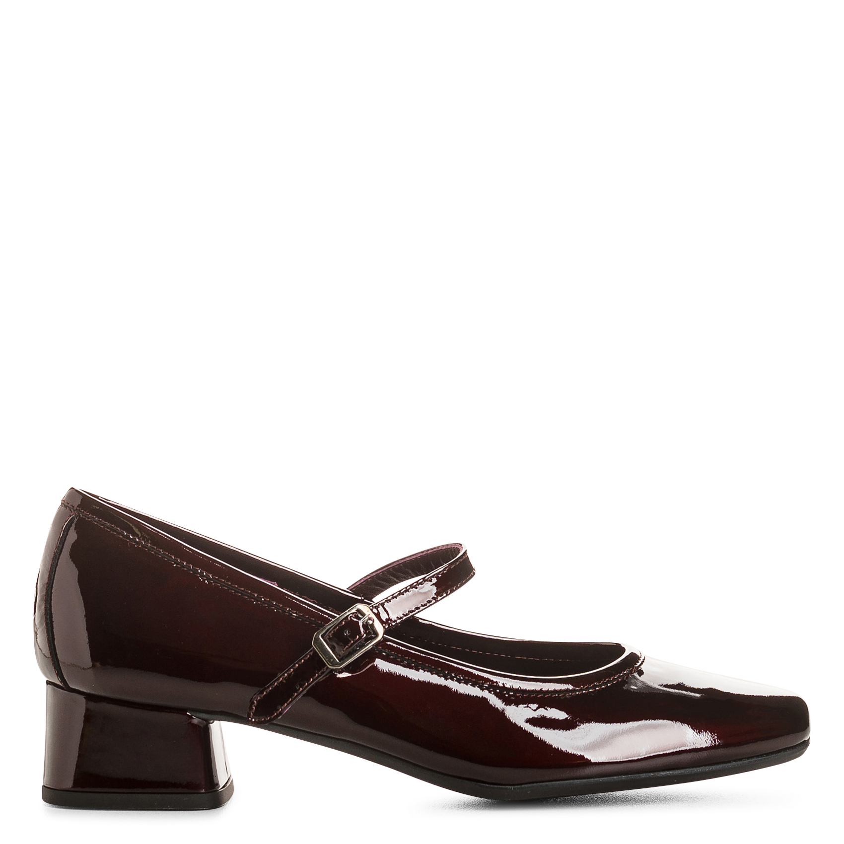 Patent leather Mary Janes REQINS Red
