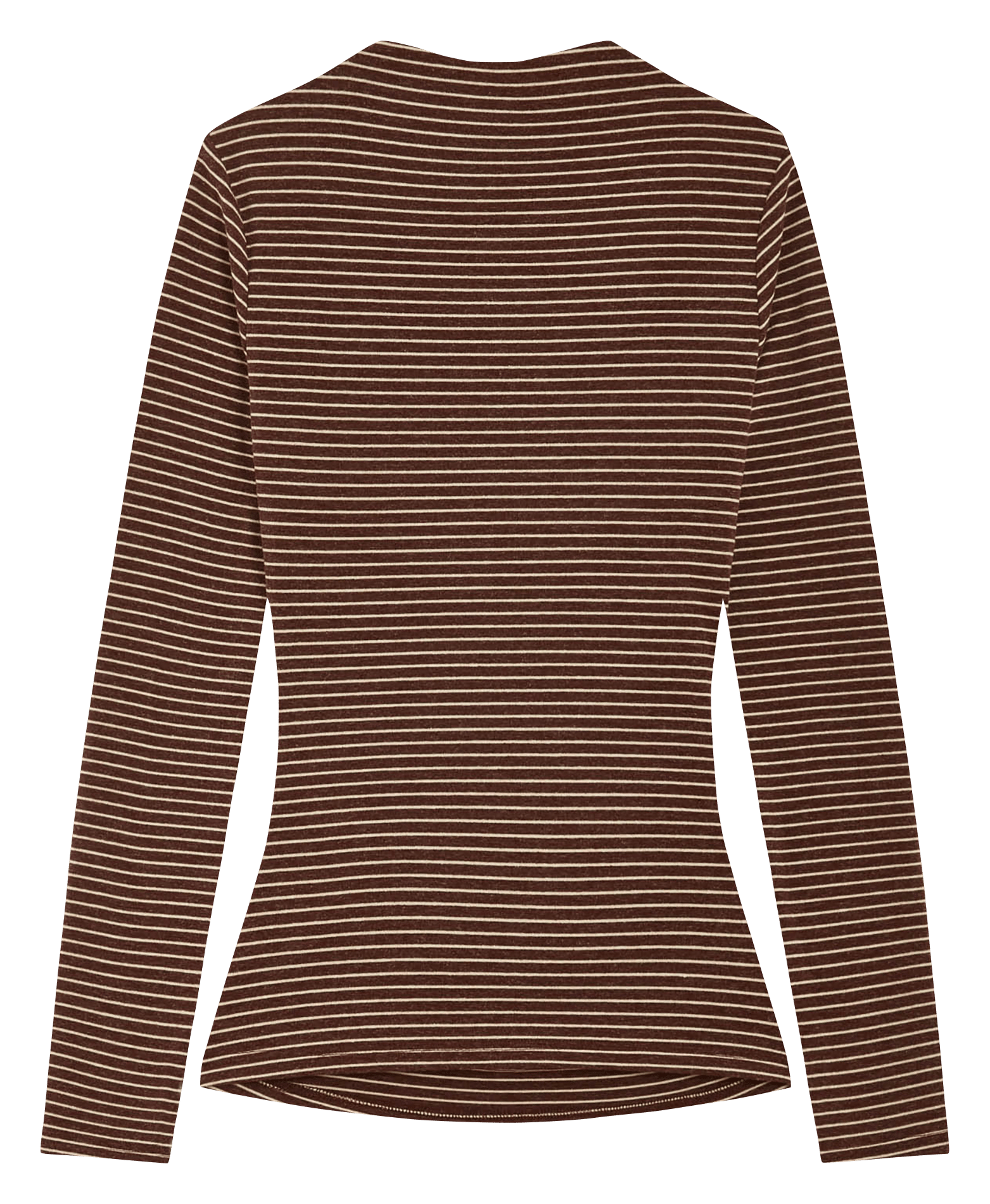 T-shirt manches longues moulant GRACE ET MILA Marron