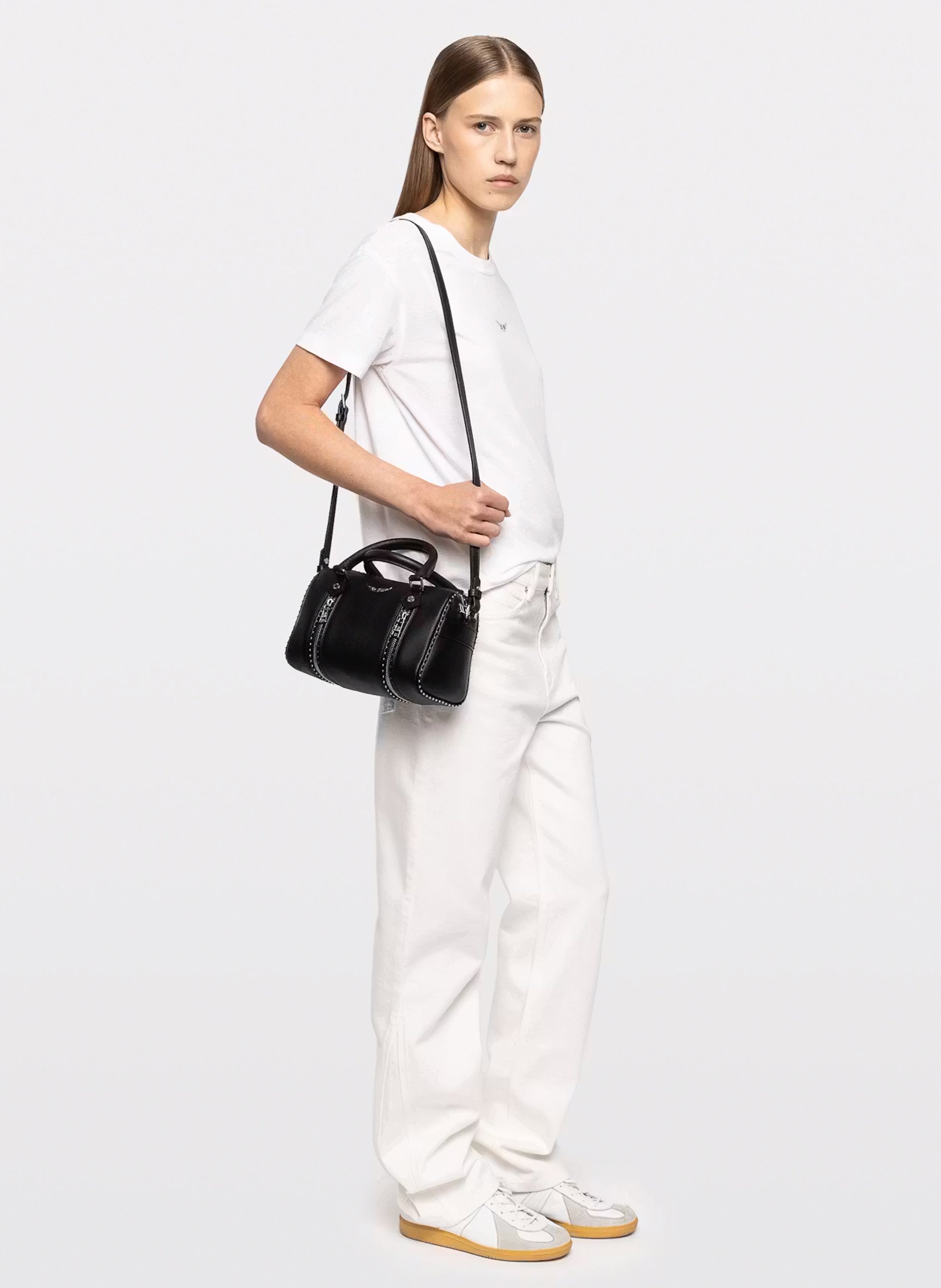 Leather tote bag ZADIG&VOLTAIRE Black