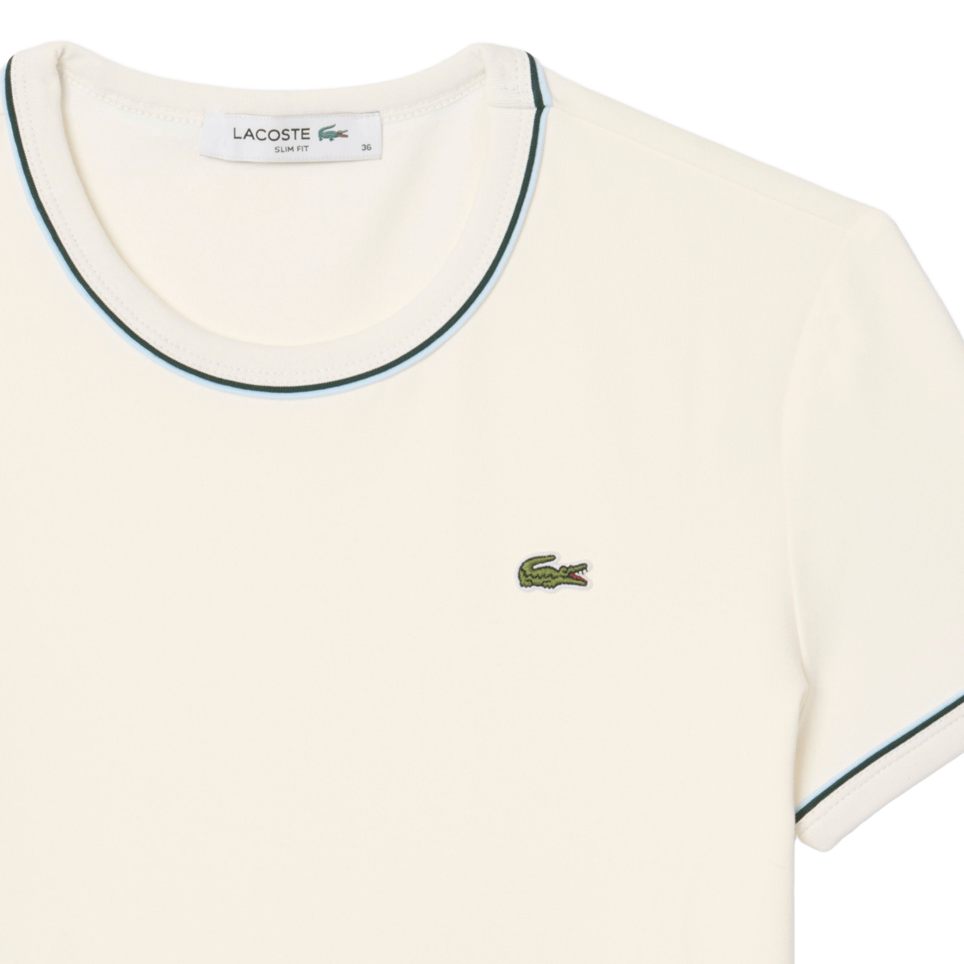 Gerade geschnittenes Rundhals-T-Shirt LACOSTE Mehrfarbig
