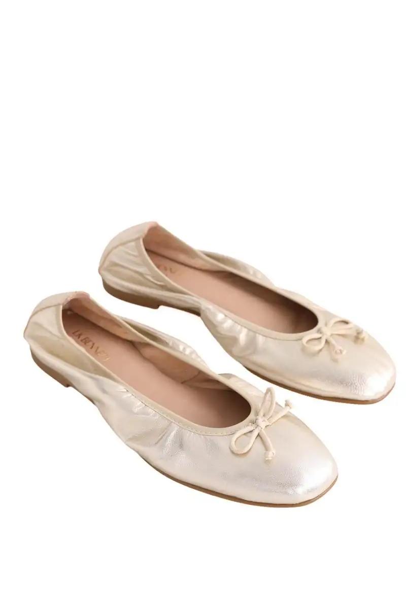 Ballet pumps LK BENNETT - Seconde Main Golden