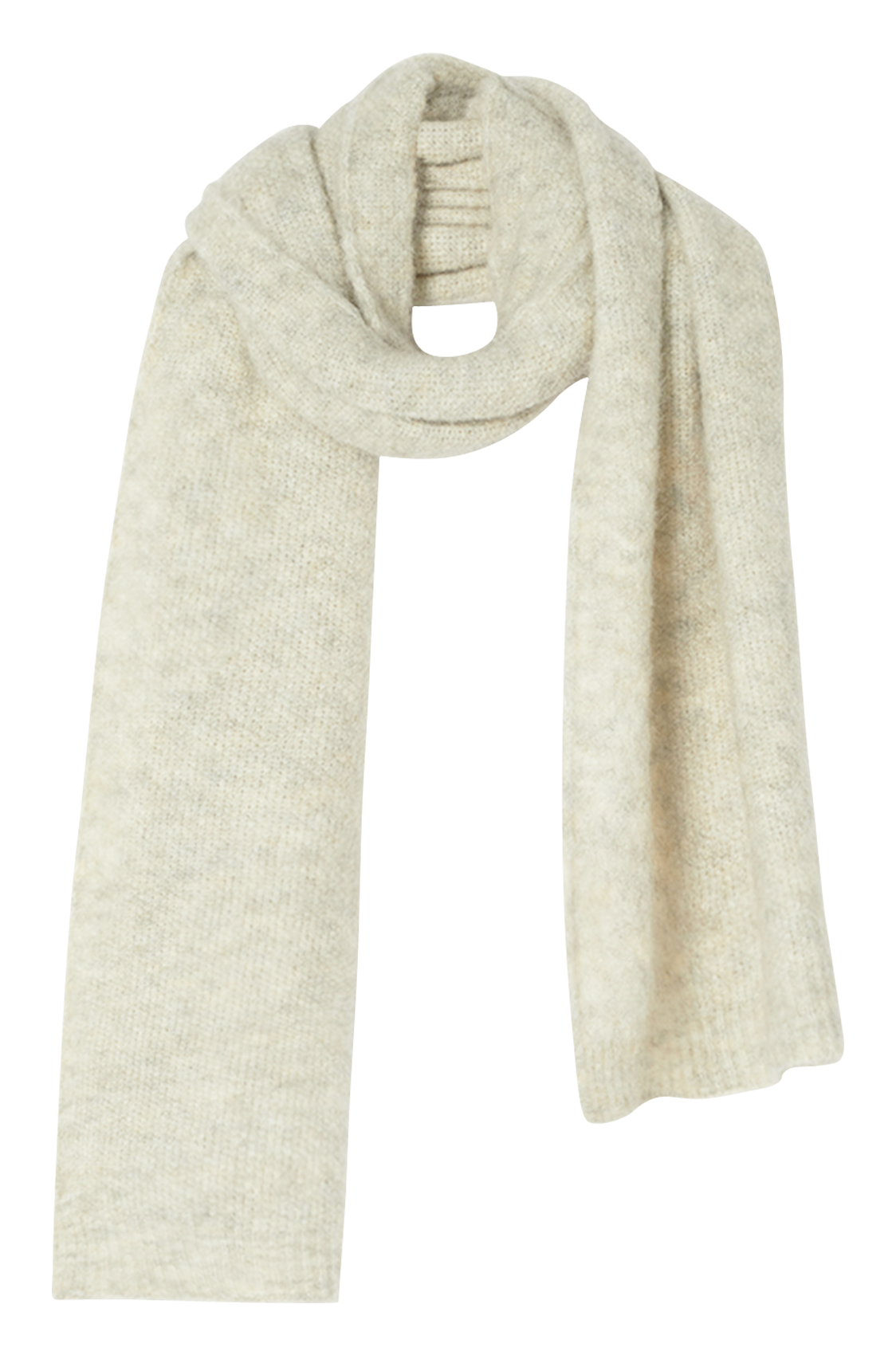 Écharpe en maille AMERICAN VINTAGE Beige