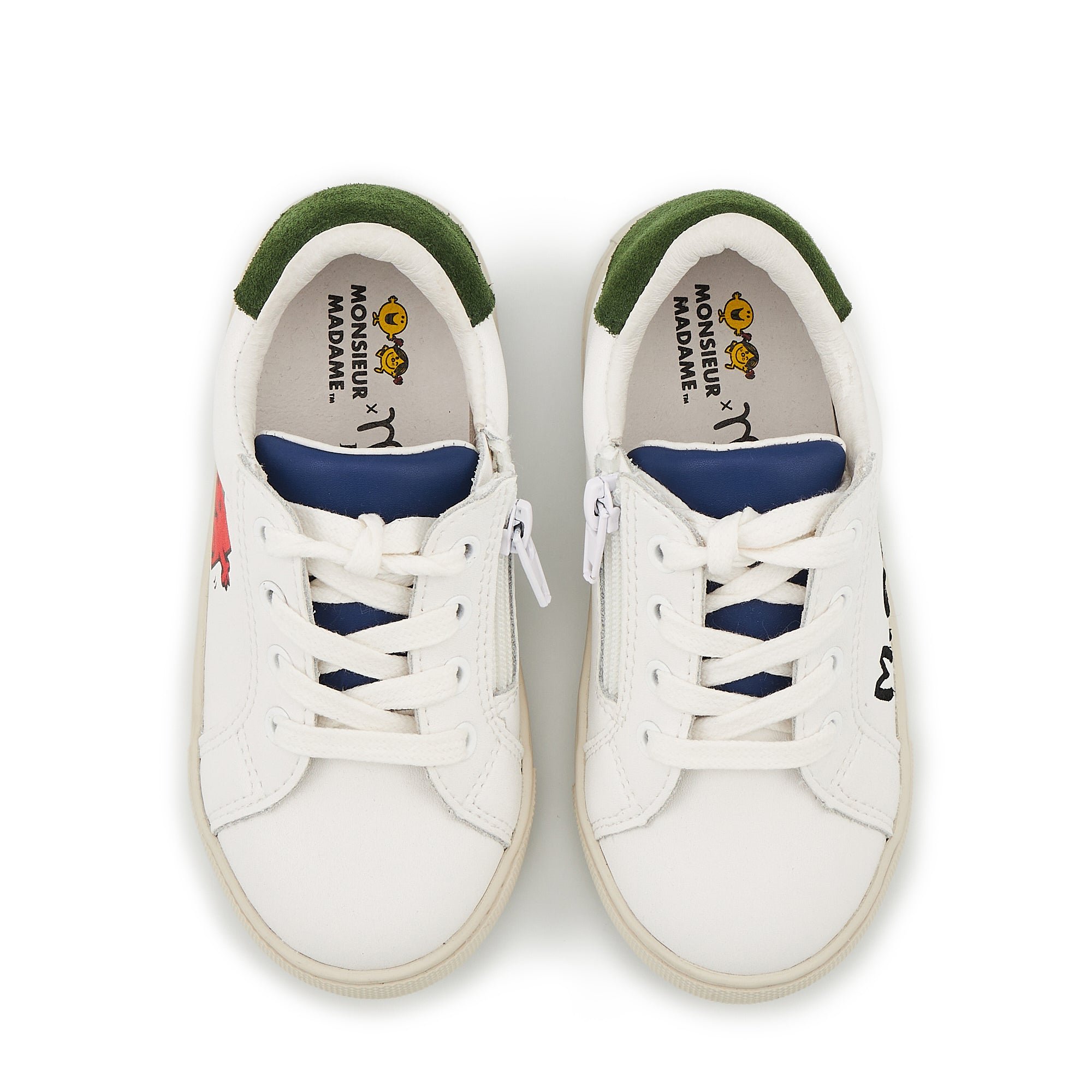 Sneakers en cuir BONS BAISERS PARIS Blanc