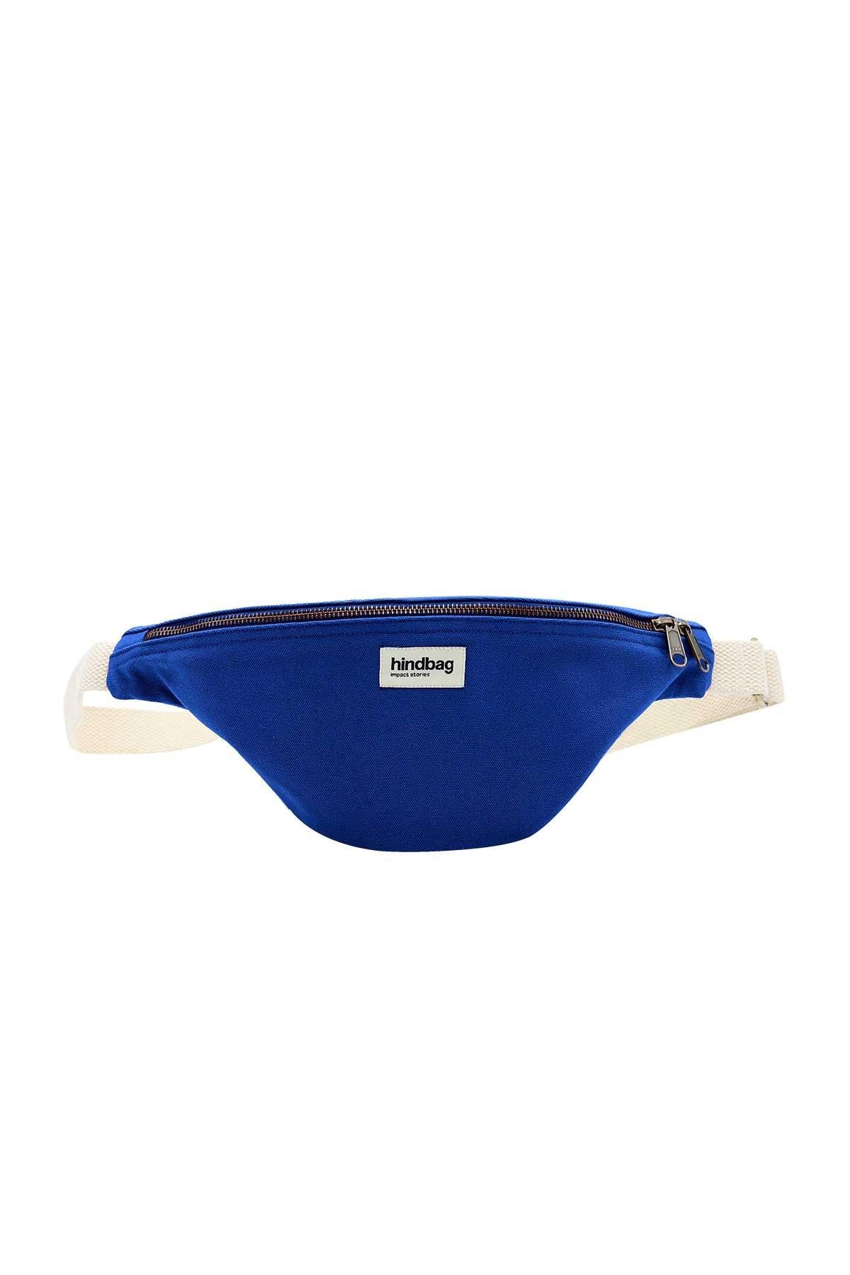 Cotton waist bag OLIVIA Bleu electrique