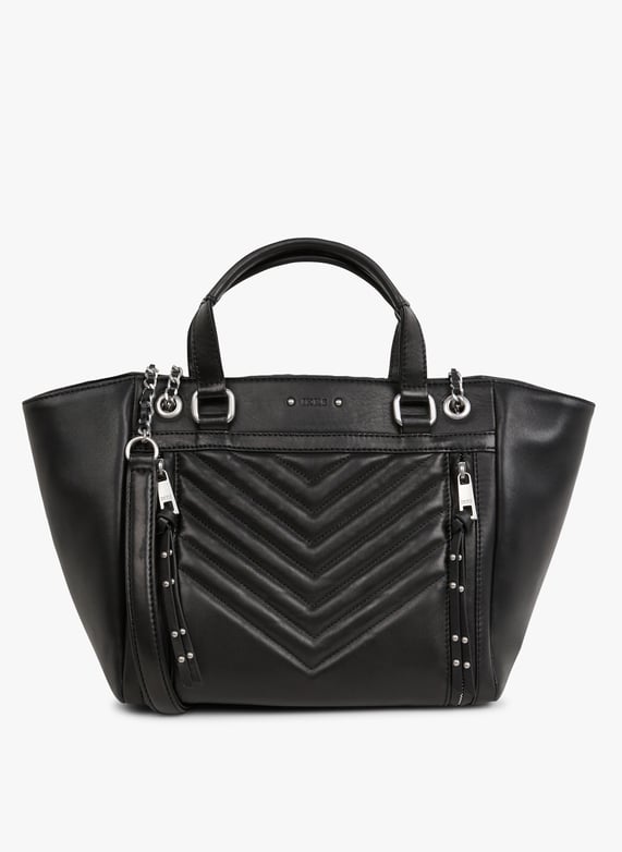 Sac Cabas En Cuir 1440 Noir Ikks Femme BZ95119 02 NOIR Place des Tendances Suisse