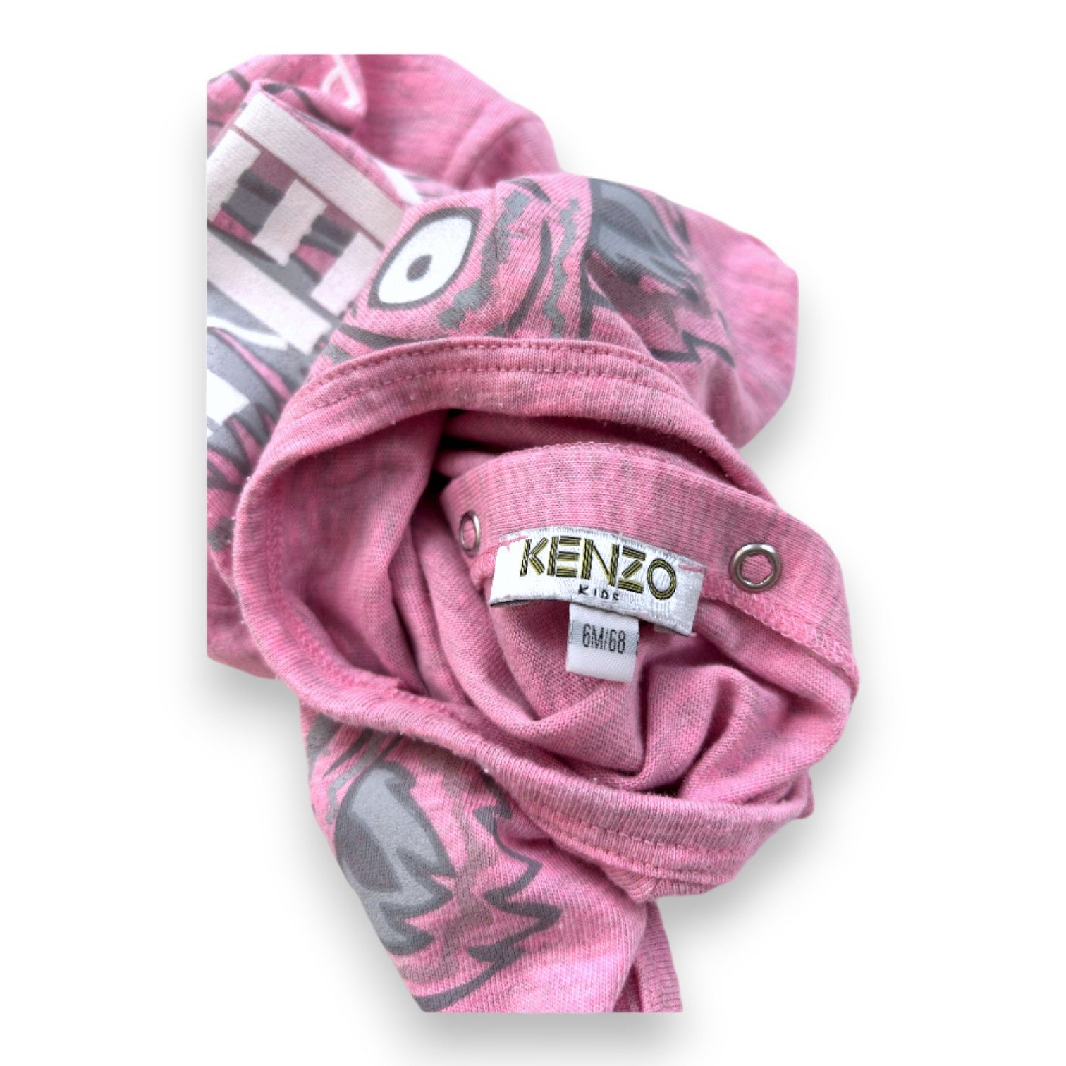 Pink baby jumpsuit - 6 months KENZO - SECONDE MAIN Pink