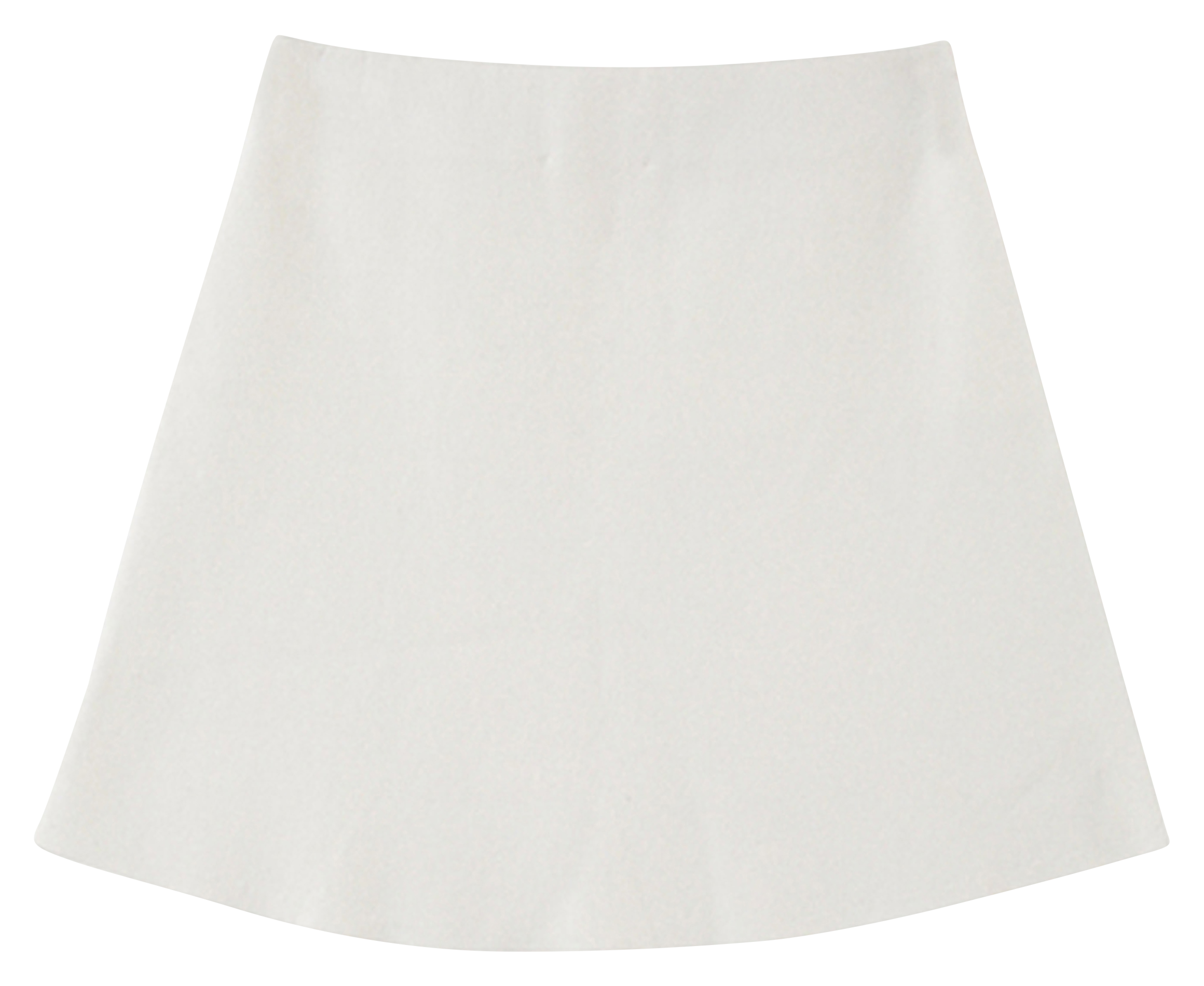 Jupe courte trapèze GRACE ET MILA Blanc