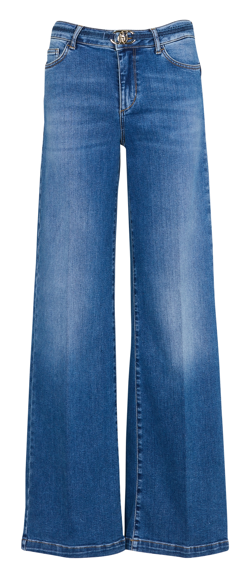 Flared jeans - katoenblend LIU JO Blauw