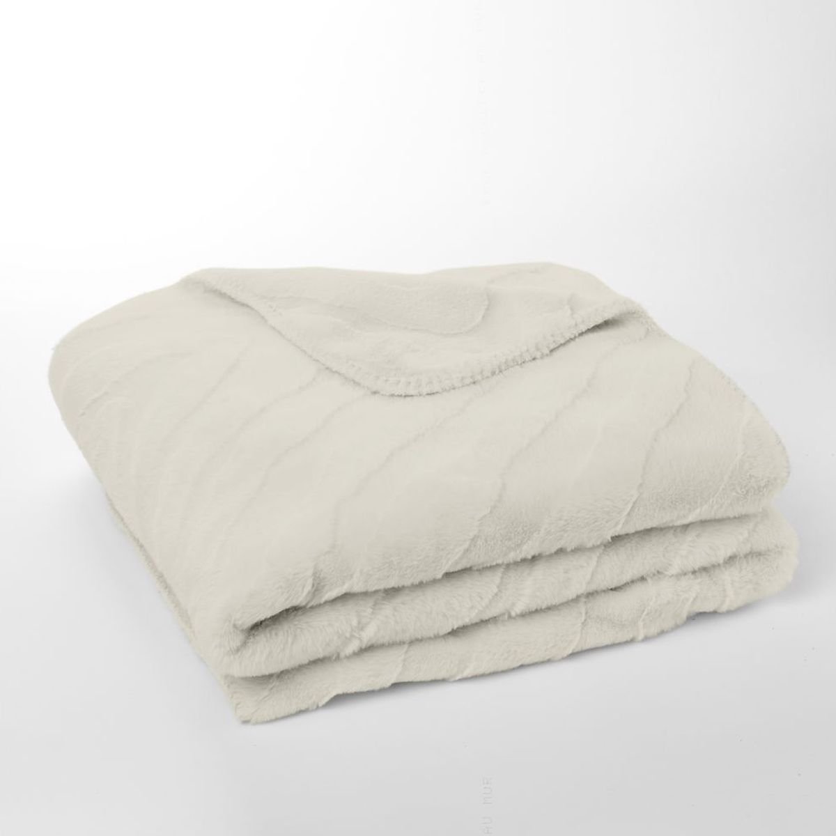 Jacquard plaid TODAY LINGE DE MAISON White