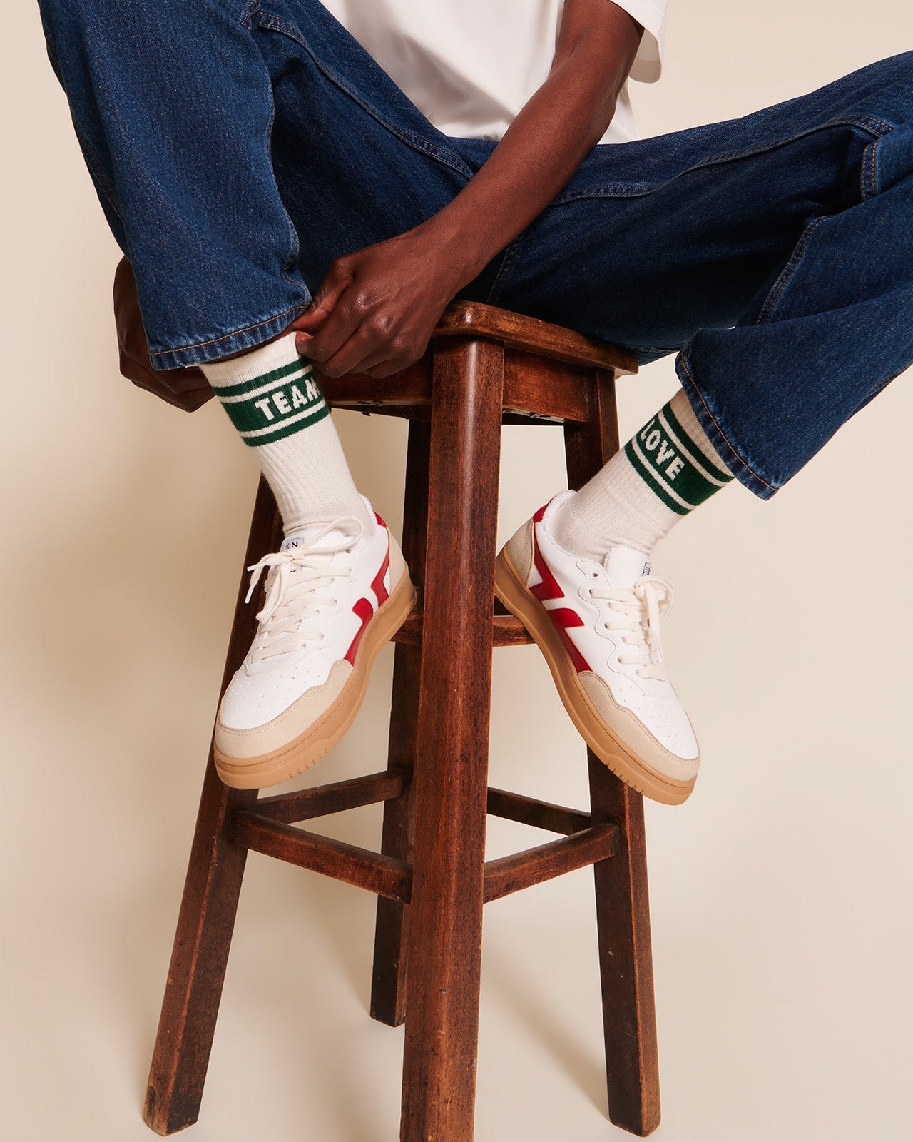 The love team socks EMOI EMOI White