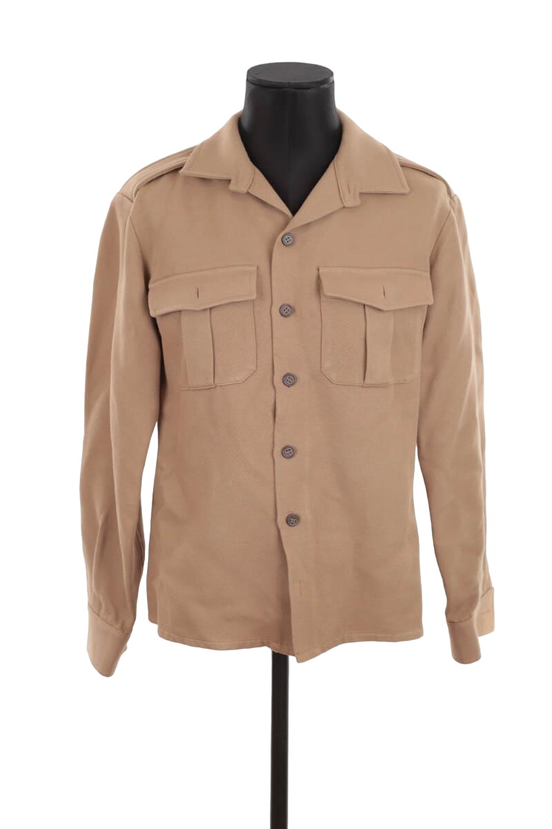 Voile and crochet dress LAURENCE BRAS - Seconde Main Beige