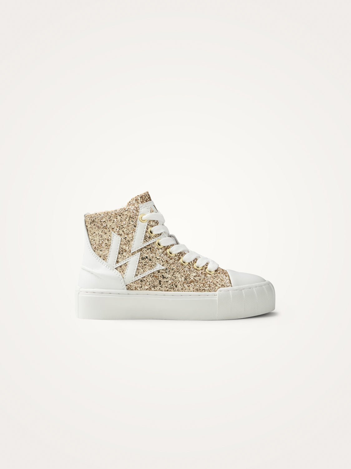 High-top glitter sneakers VANESSA WU