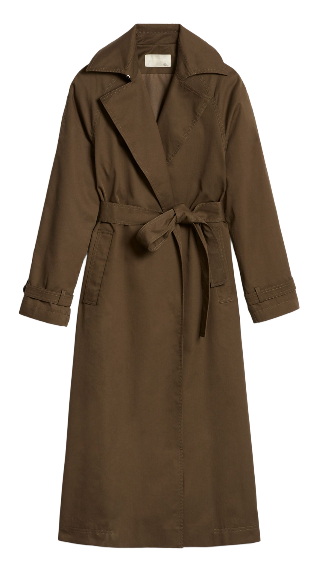 Trench en coton mélangé VANESSA BRUNO Vert