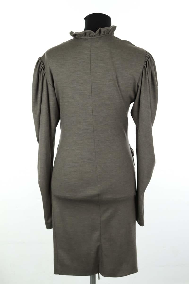 V-neck dress ISABEL MARANT - Seconde Main Khaki