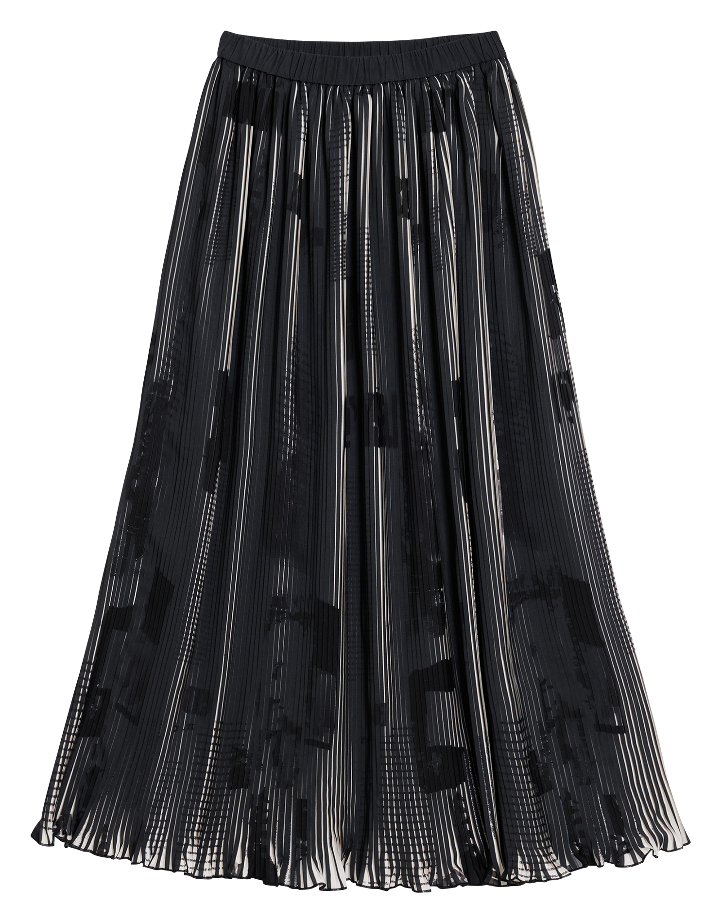 Textured Midi Skirt DESIGUAL Black
