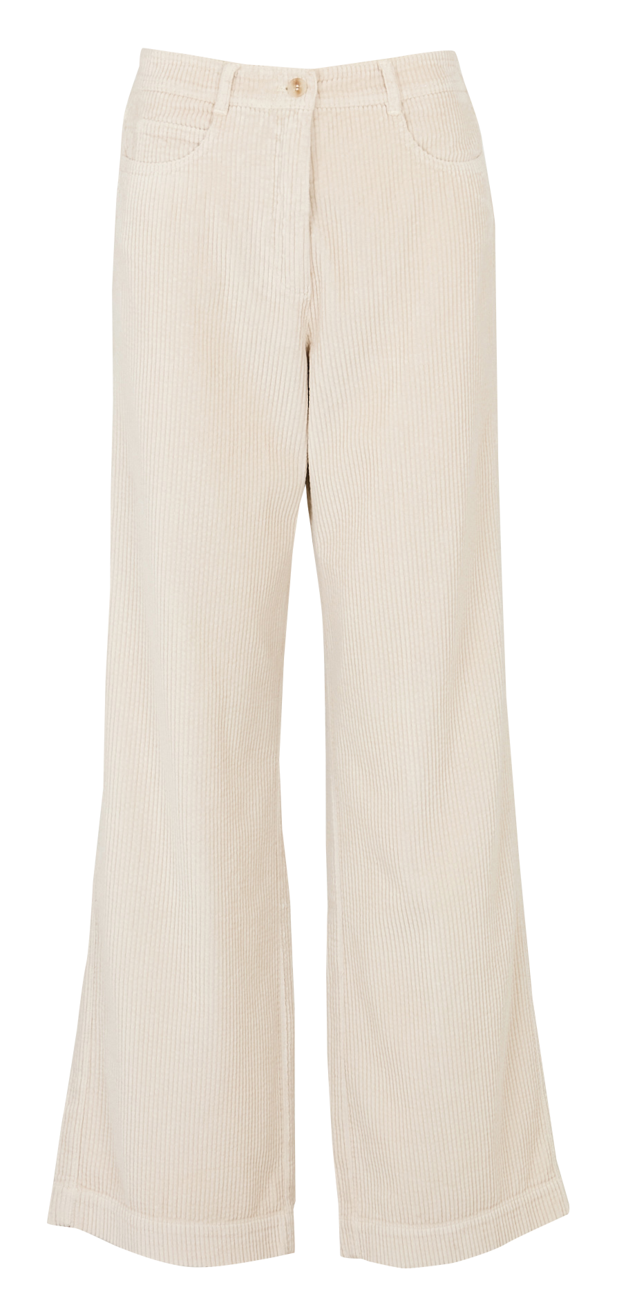 Pantalon droit en coton HARTFORD Beige