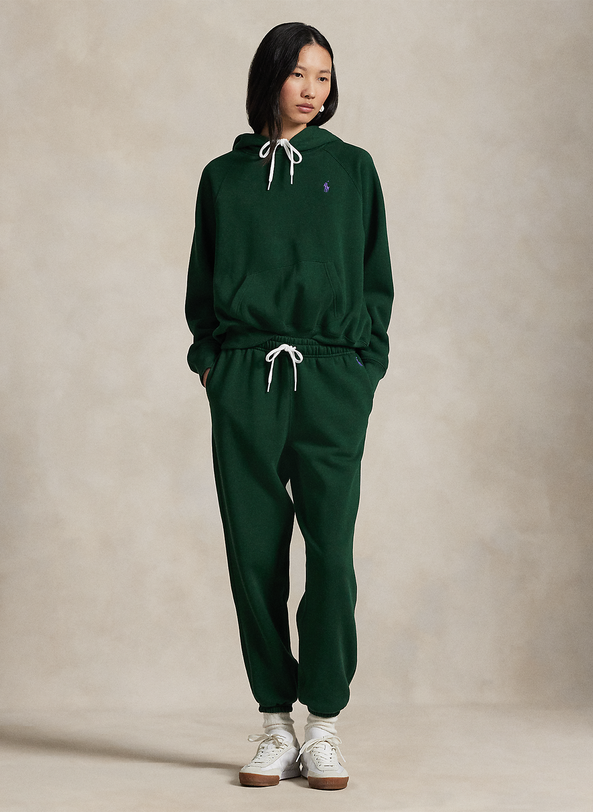 Sweat ample uni à capuche  POLO RALPH LAUREN Vert