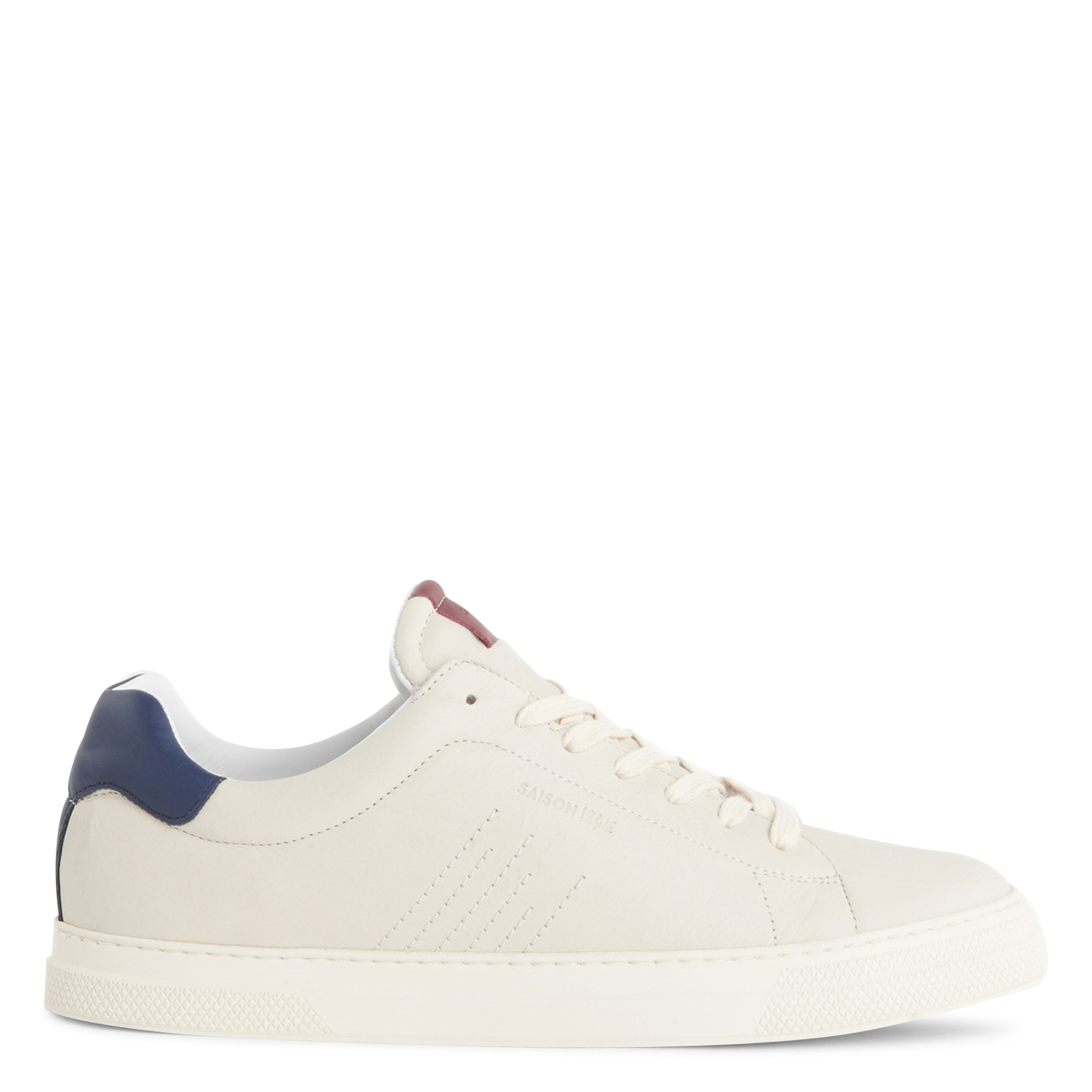 Plain low leather trainers SAISON 1865 Multicolored