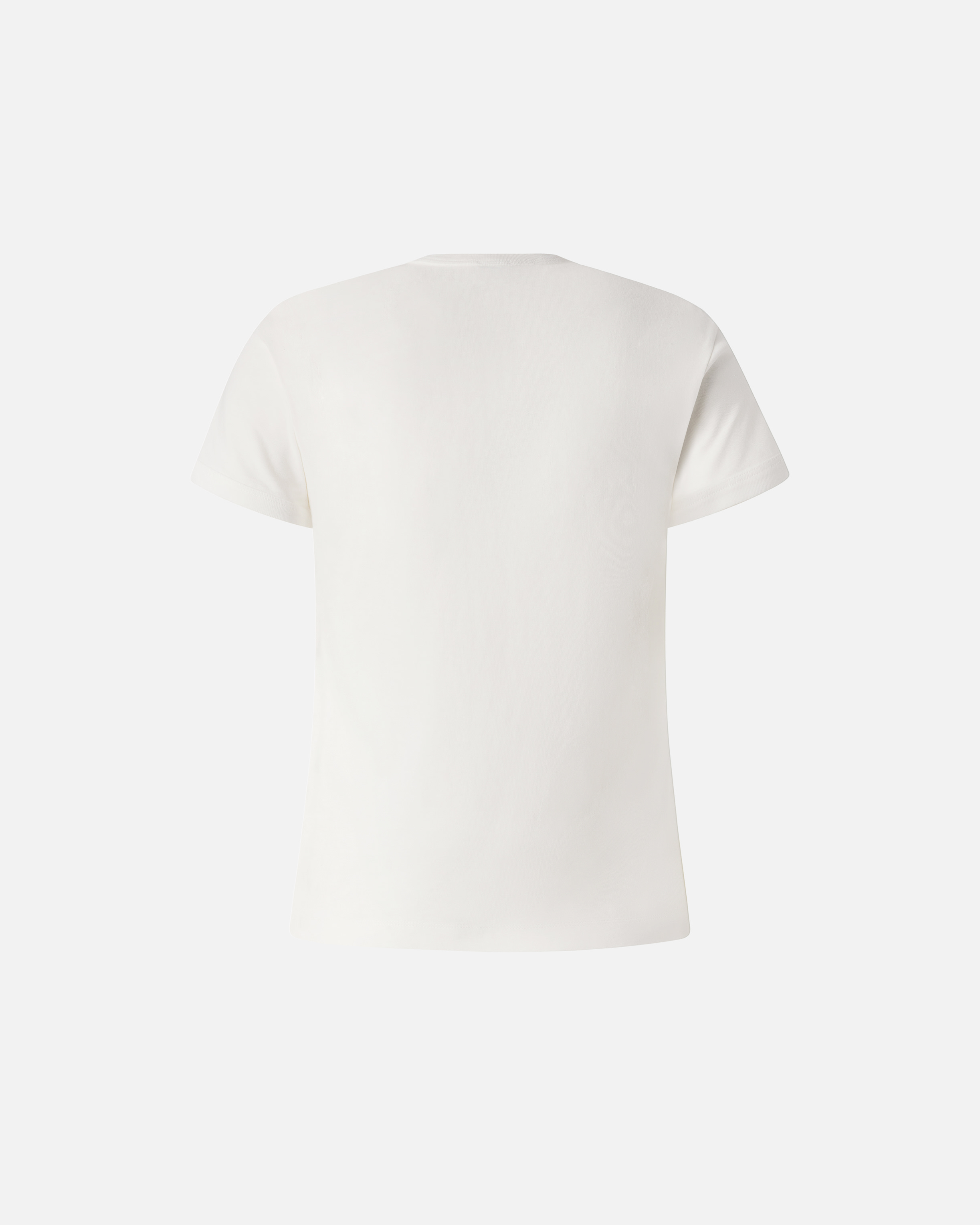 Short-sleeved t-shirt with embroidered logo PINKO White