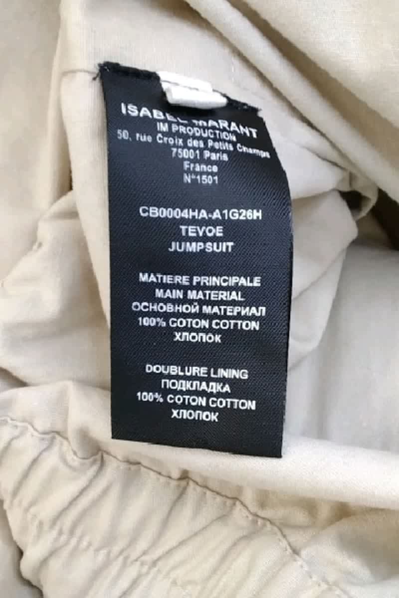 Jumpsuit ISABEL MARANT - Seconde Main Beige