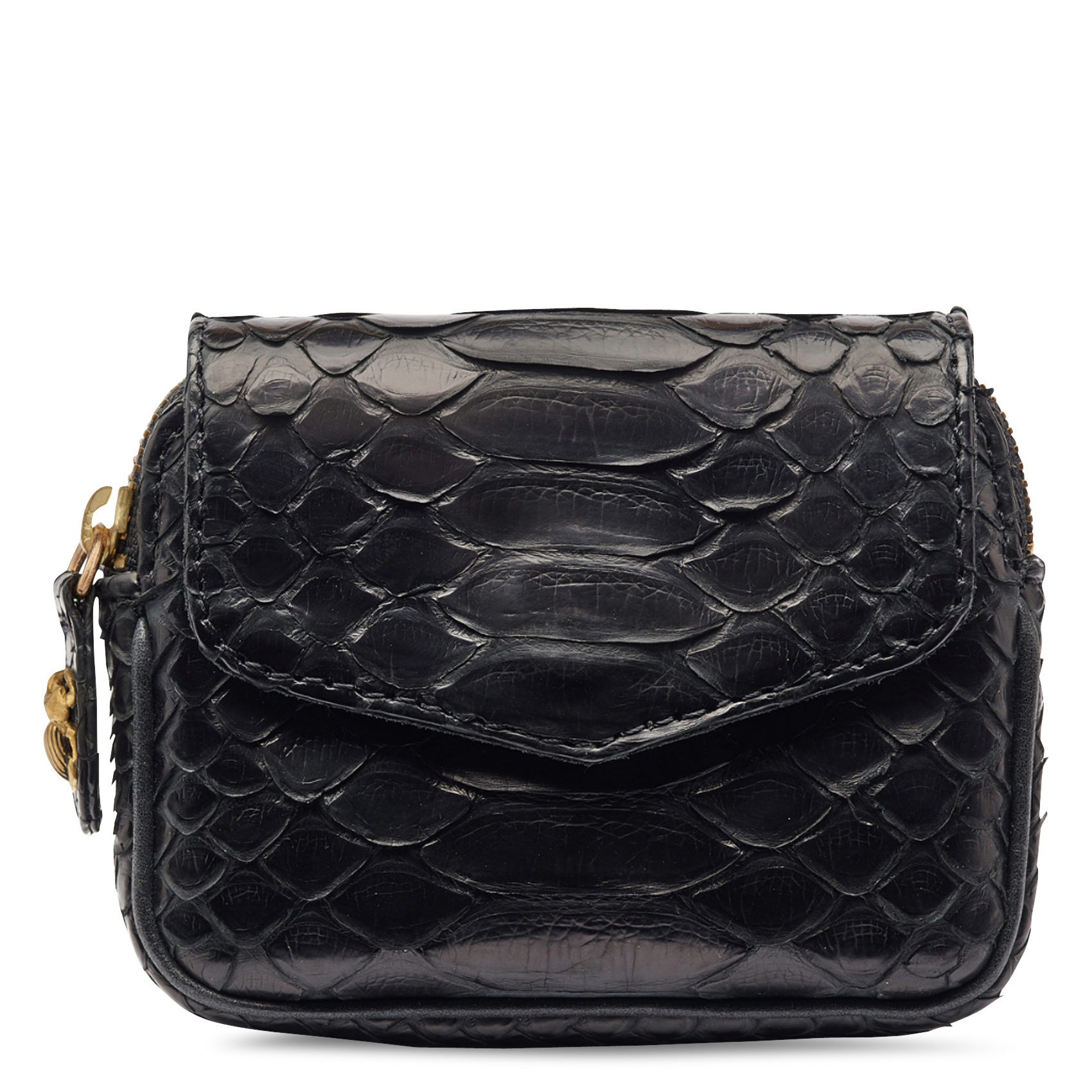 Porte-monnaie en cuir CLARIS VIROT Noir