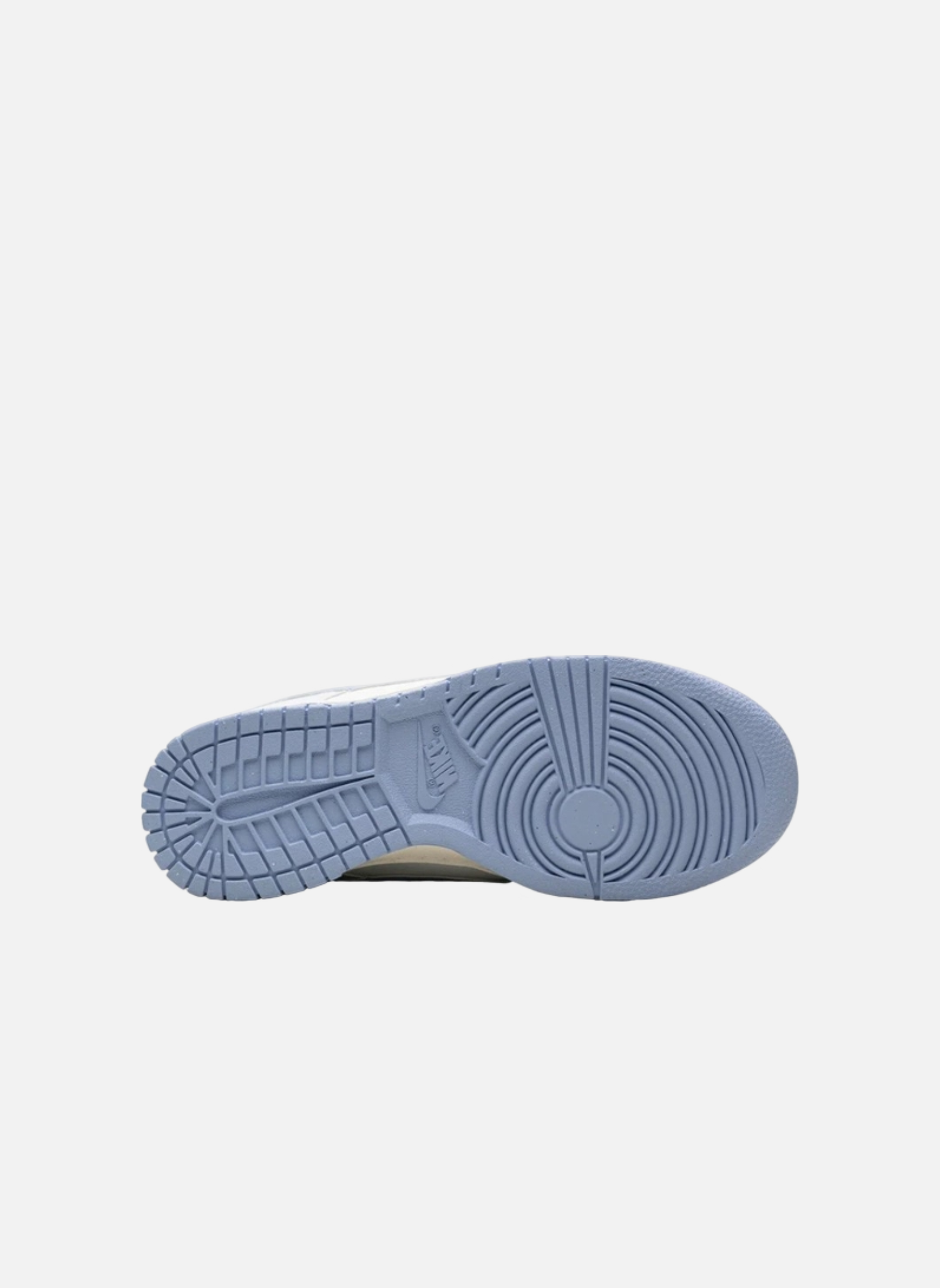 Leather low-top sneakers NIKE Blue