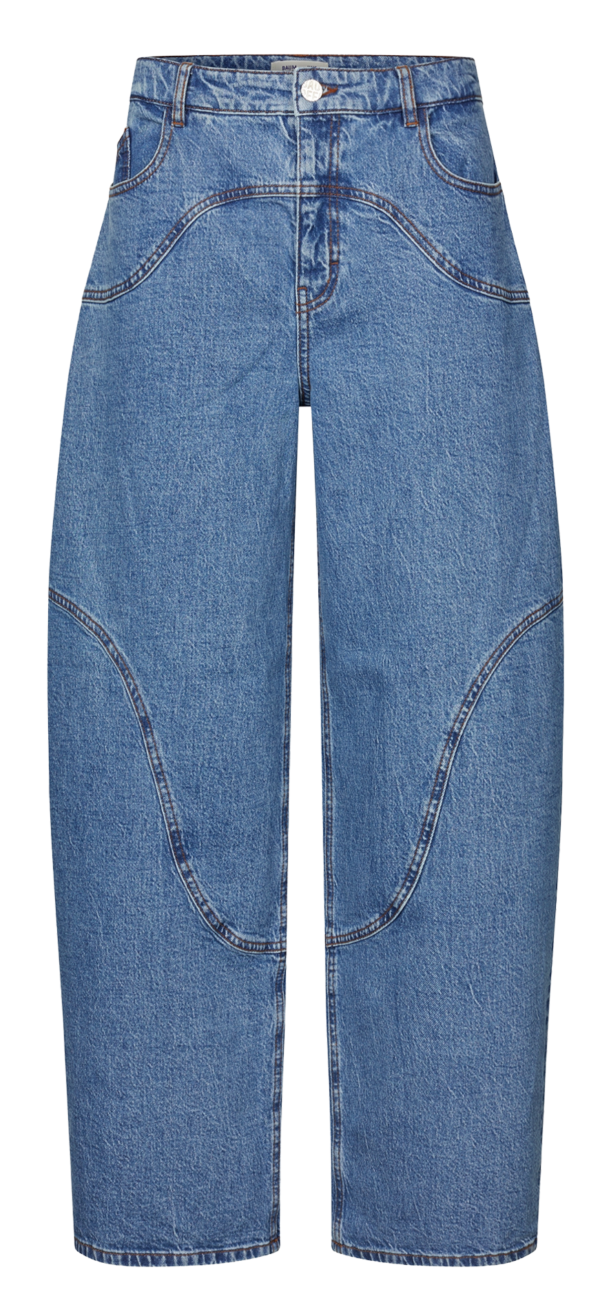 High-waisted balloon jeans in denim BAUM UND PFERDGARTEN Blue