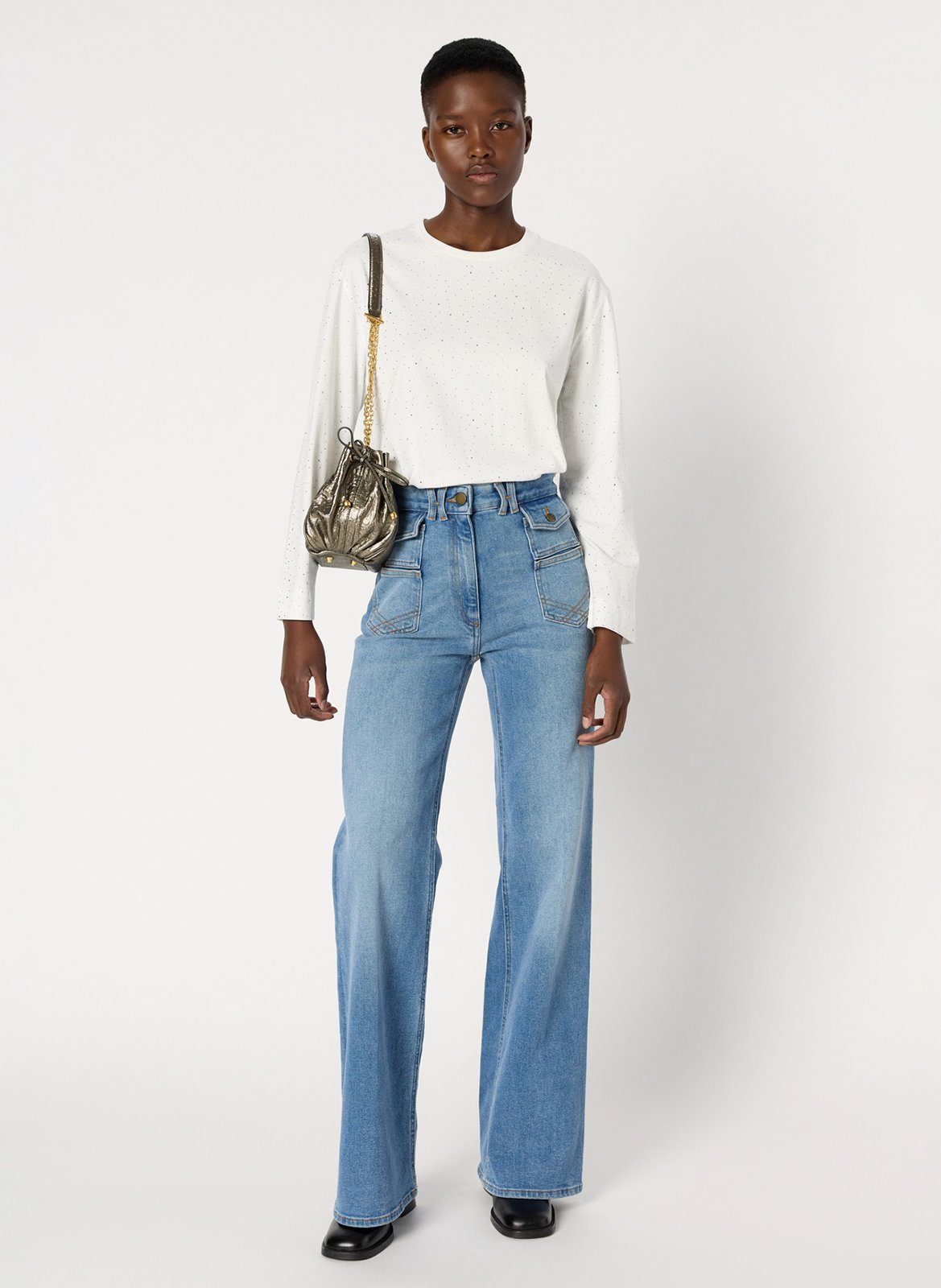 Effen T-shirt GERARD DAREL Beige