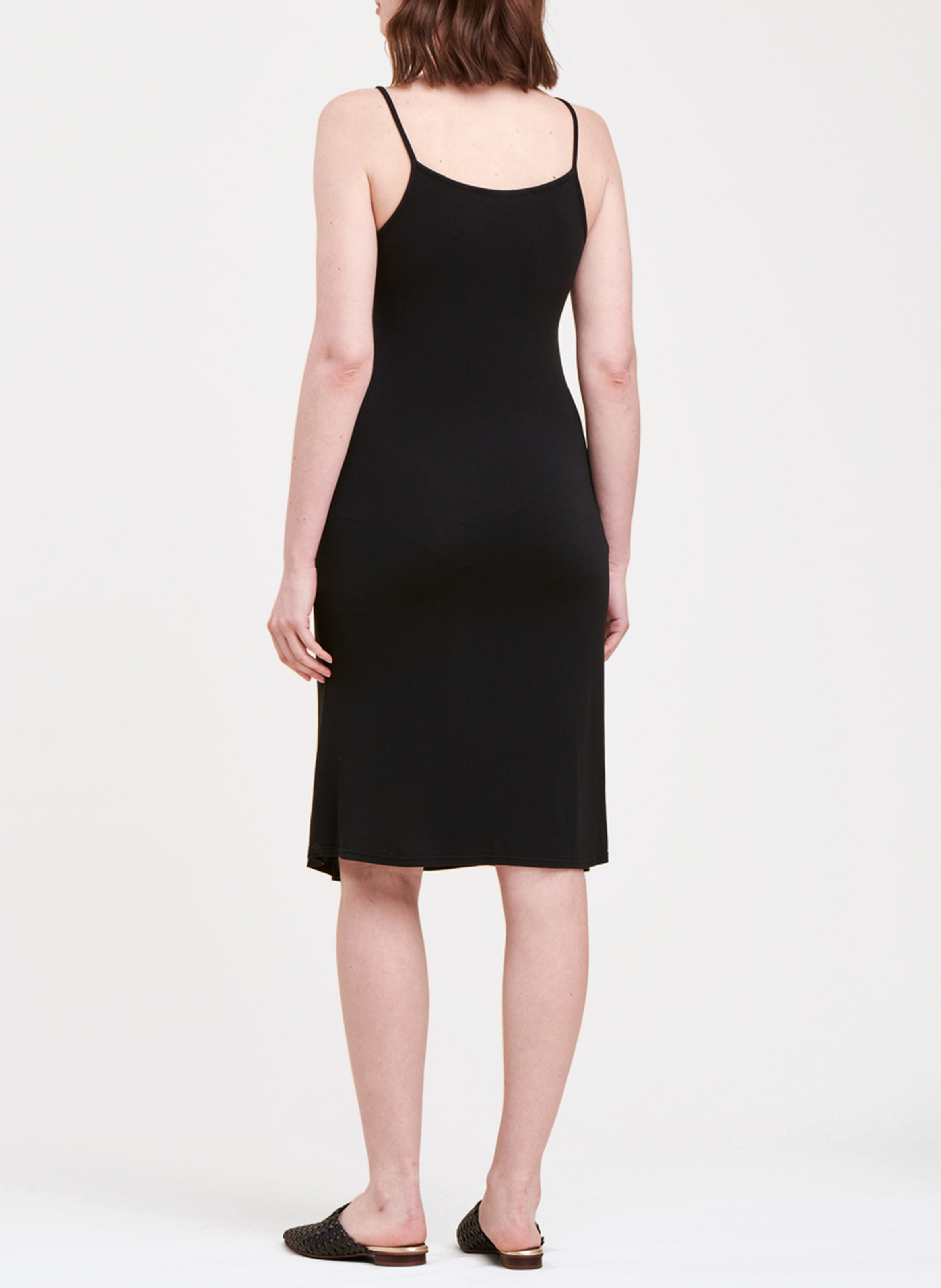Fond de robe en jersey LA FEE MARABOUTEE Noir