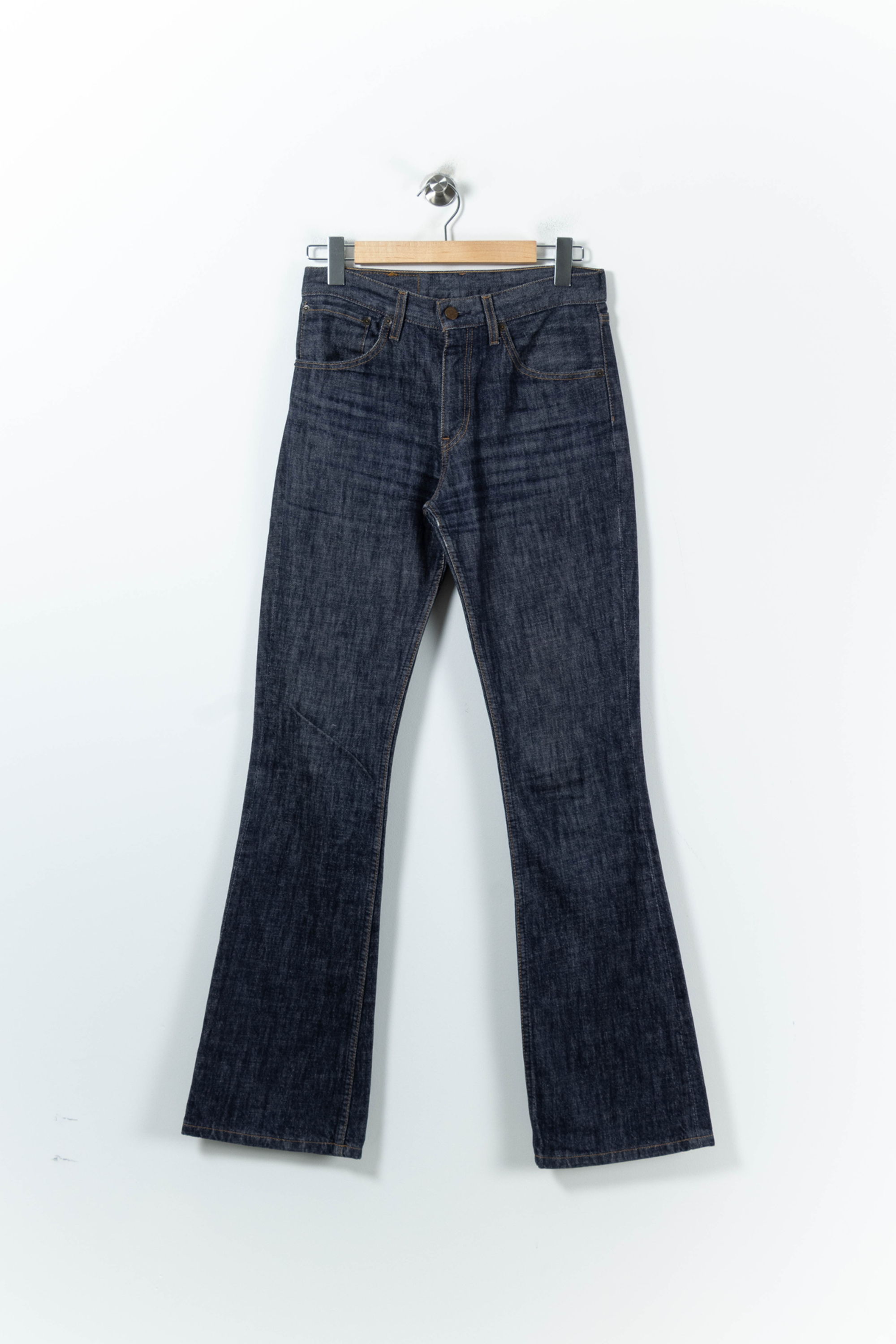 Cropped slim jeans with studs LEVI'S - Seconde main Blue