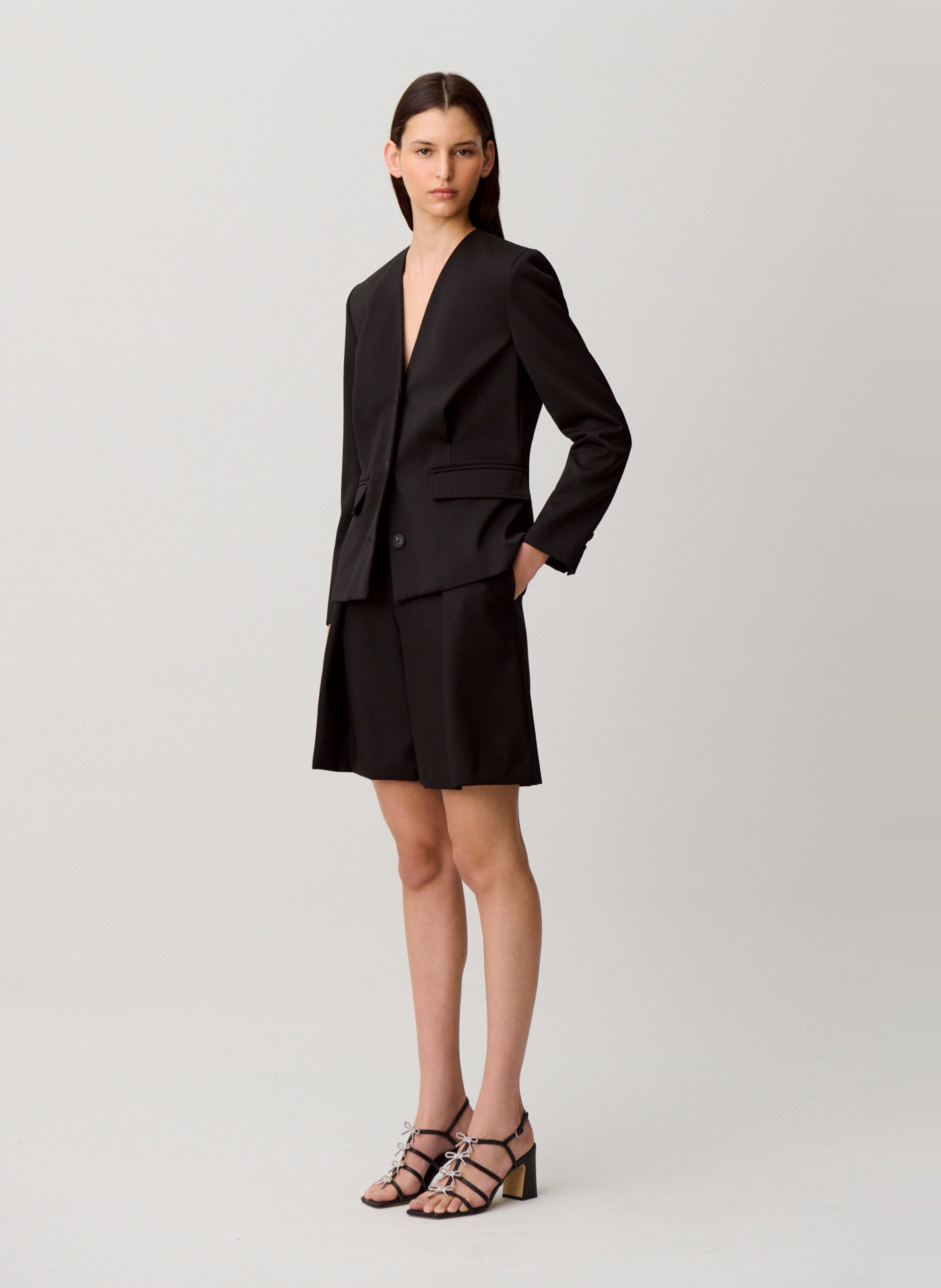 Veste col V  CLAUDIE PIERLOT Noir