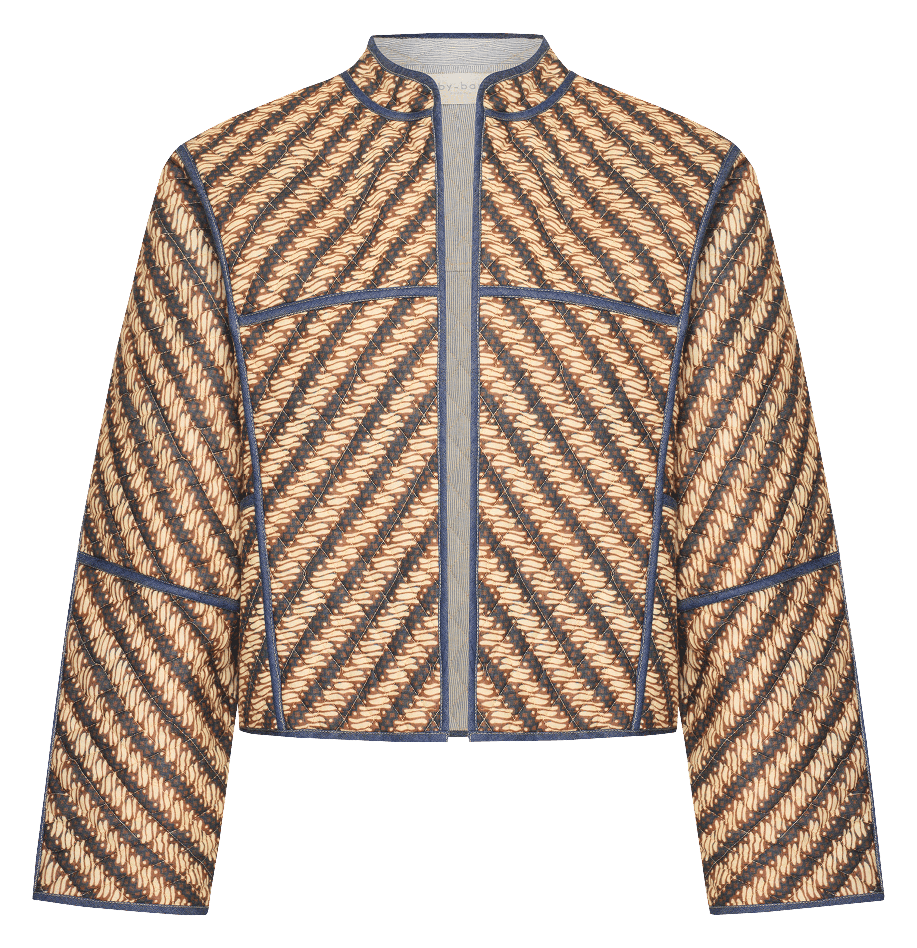 Veste col montant en coton bio  BY BAR Multicolore